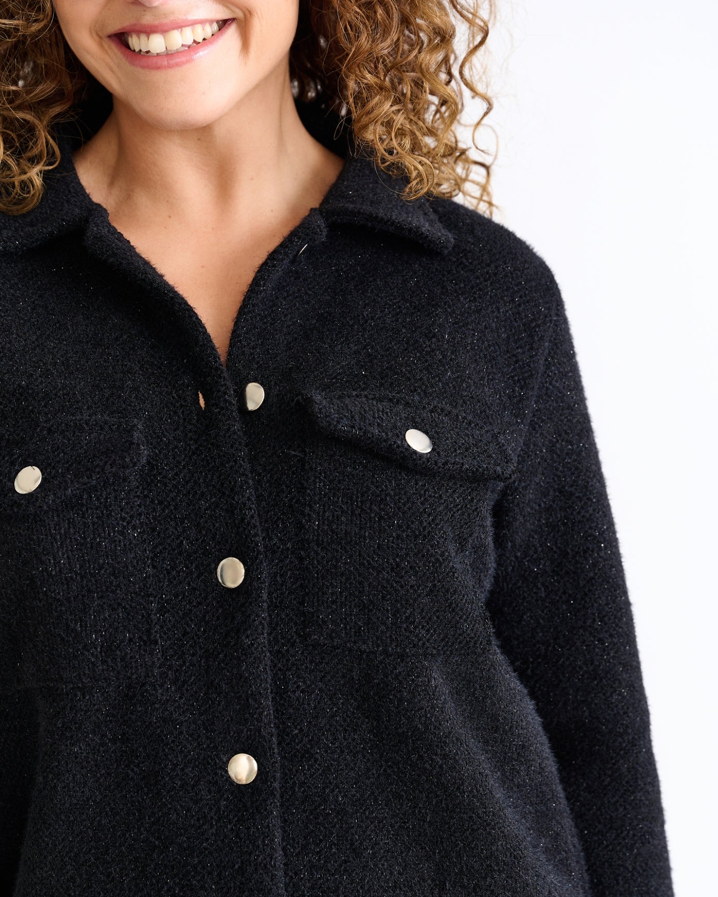 Jack - Lizzy Duffel Lurex | Zwart