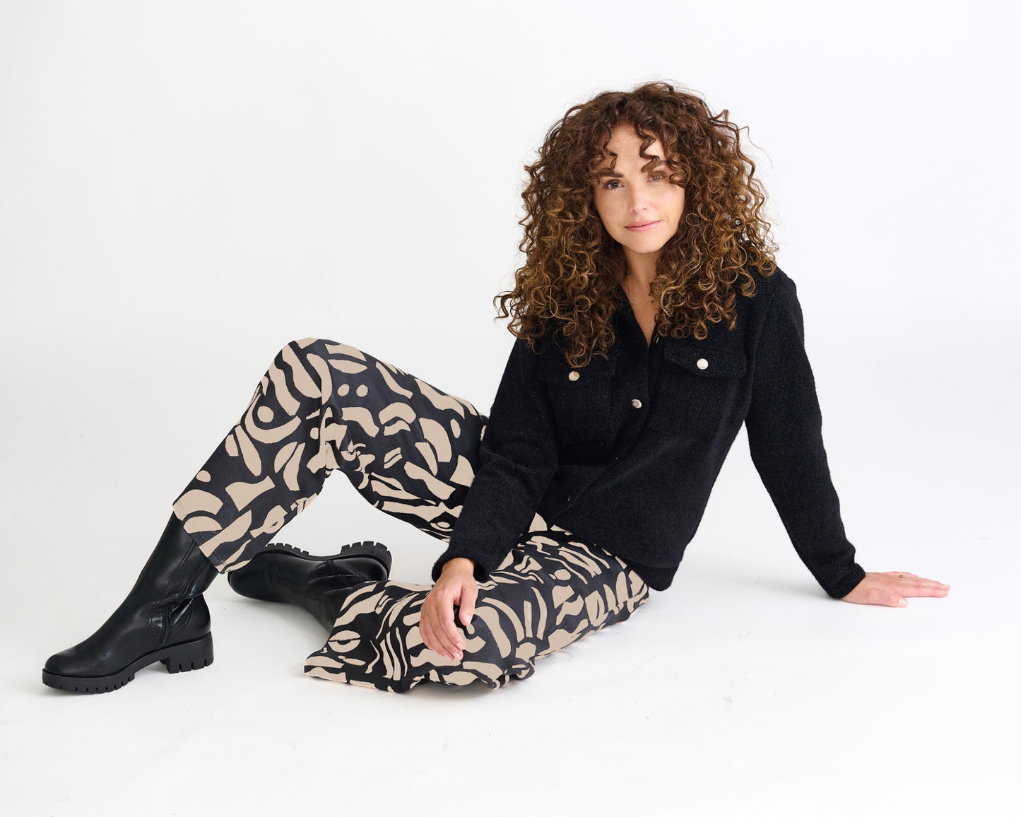 Jack - Lizzy Duffel Lurex | Zwart Jasjes