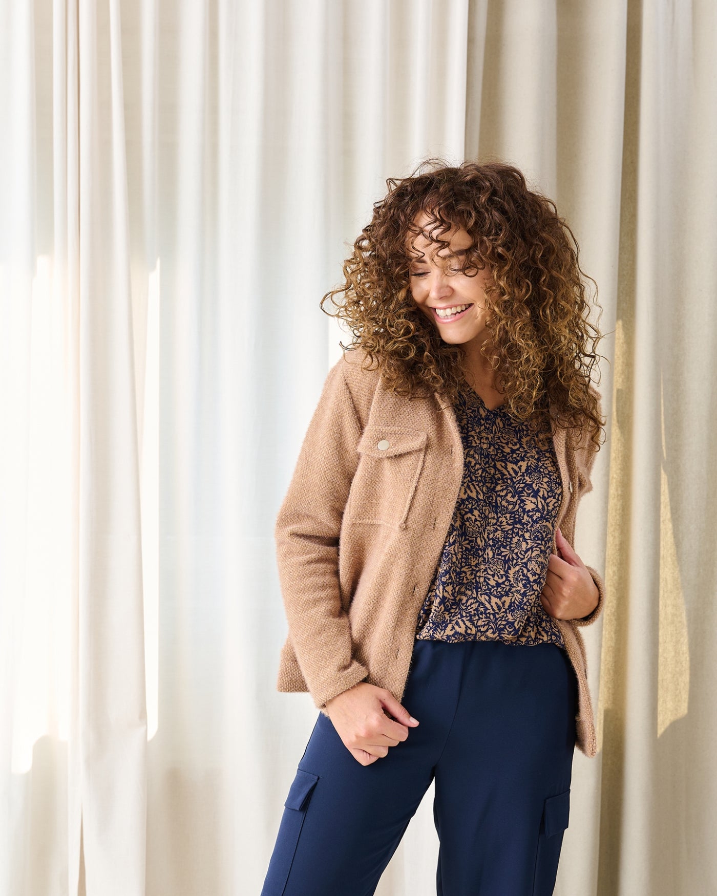 Jack - Lizzy Duffel Lurex | Camel