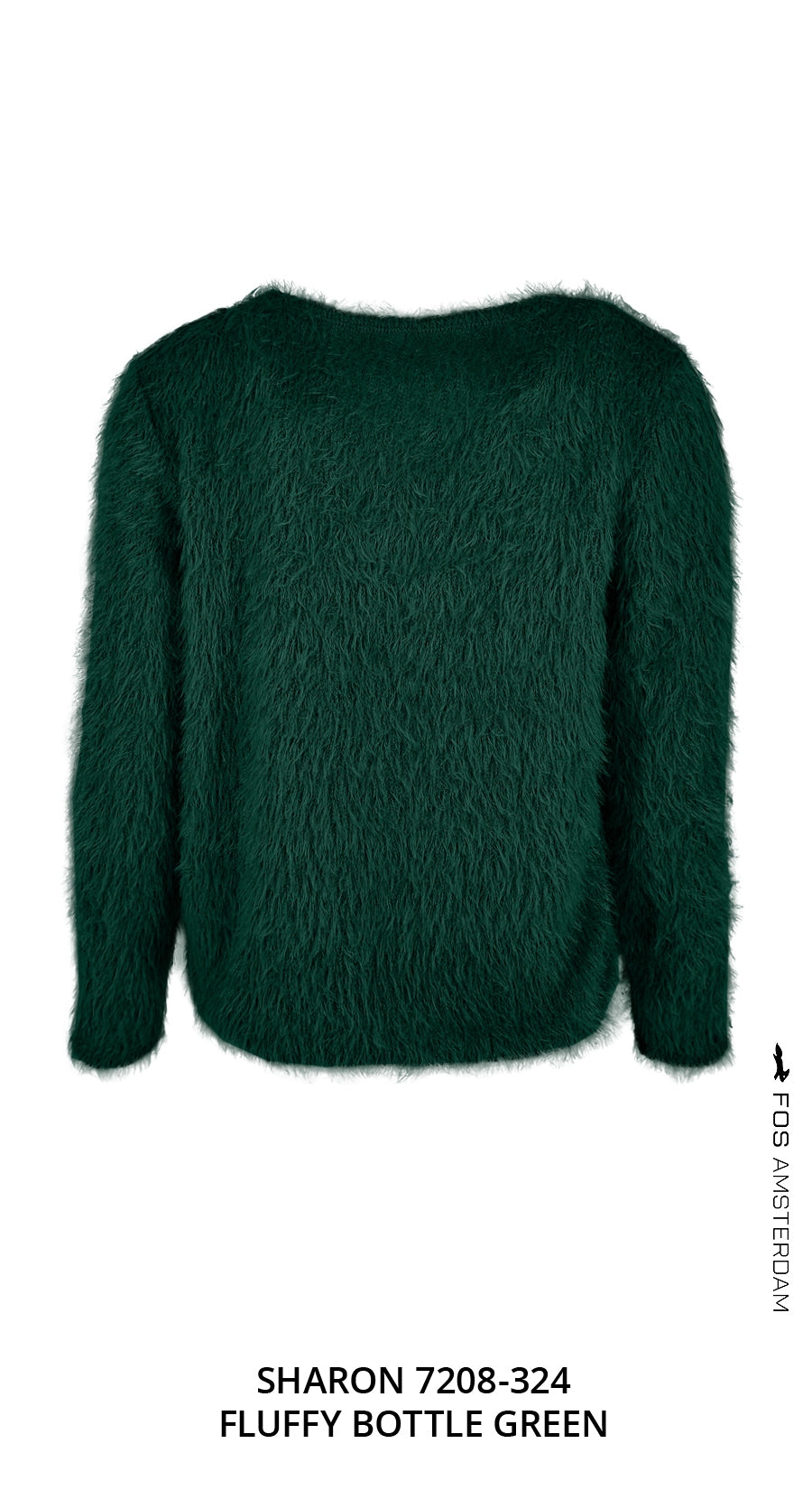 Sharon - Fluffy | Bottle Green