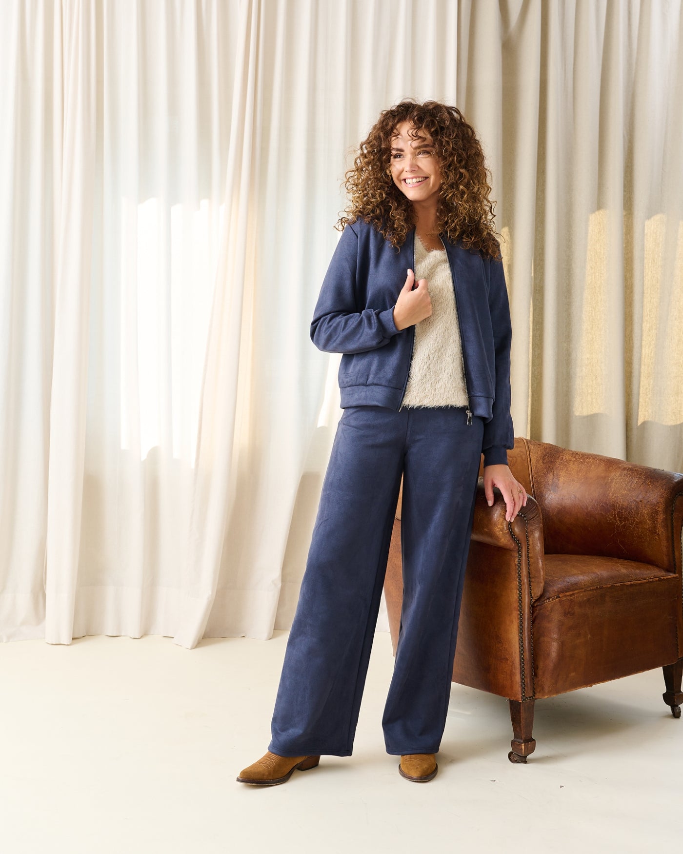 Bentha - Uni Suedine | Navy