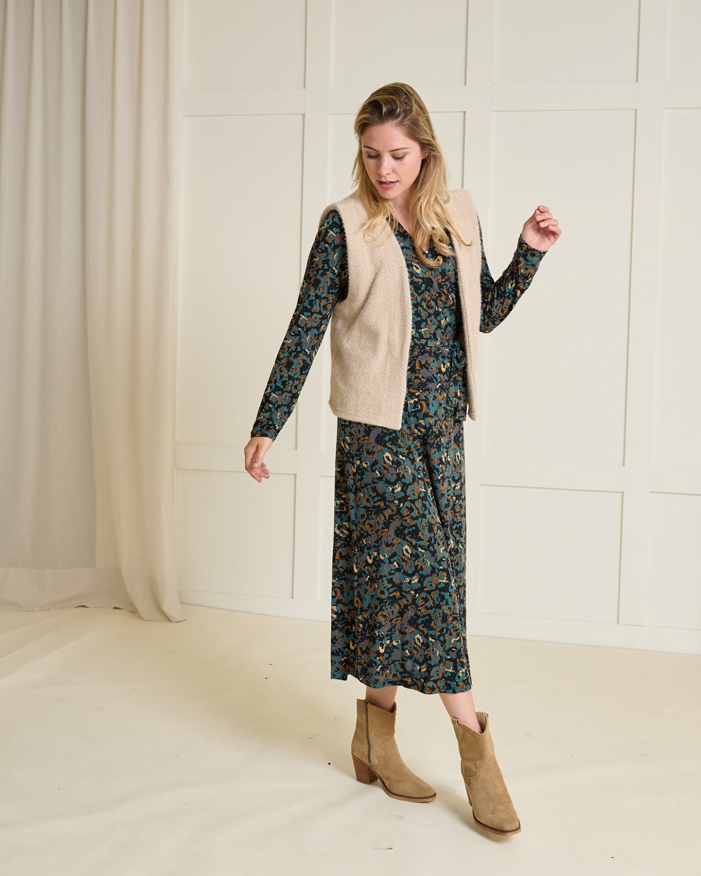 Gilet - Margriet Duffel | Beige Gilets