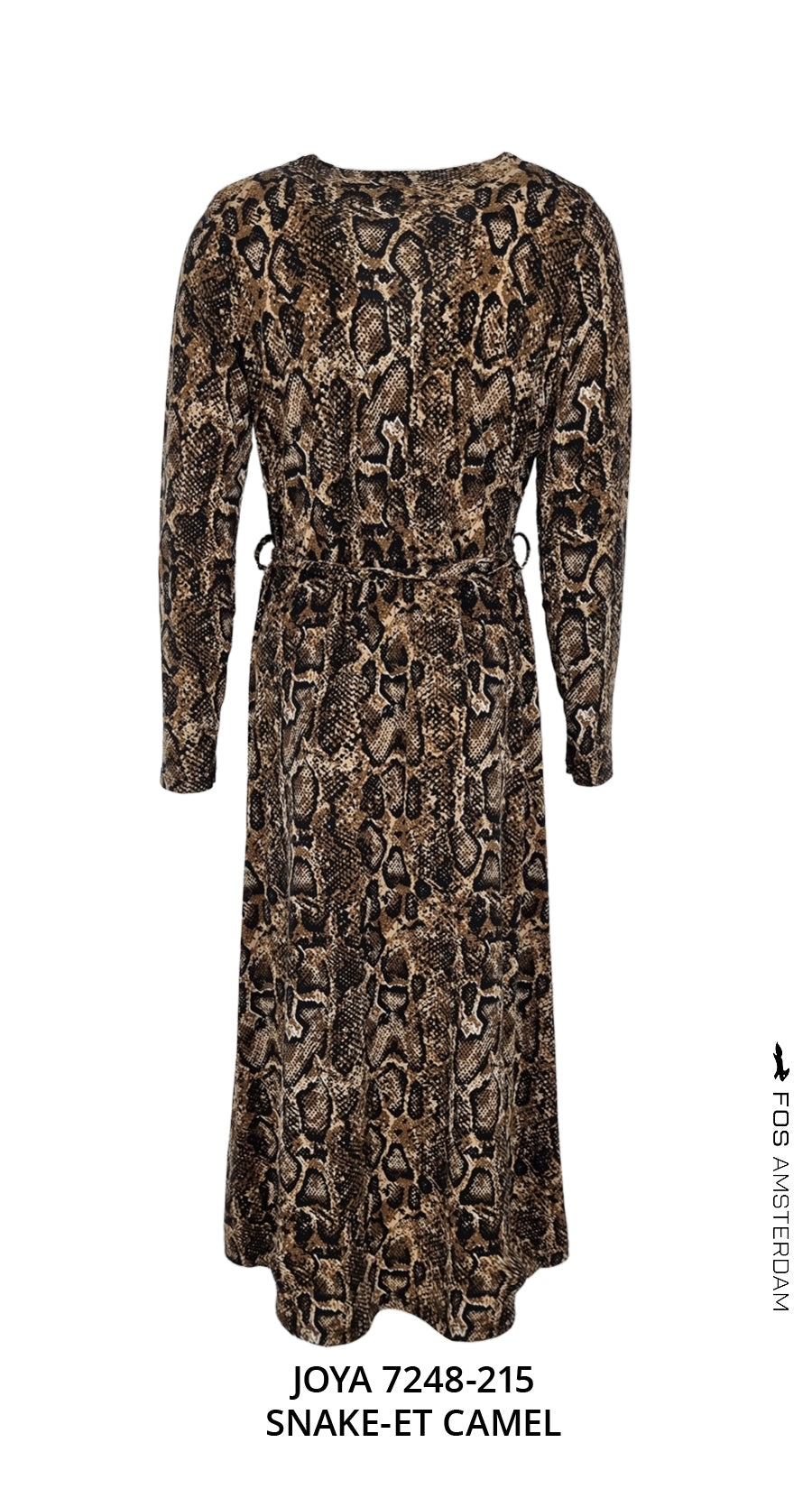 Jurk - Joya Snake-ET | Camel Jurken