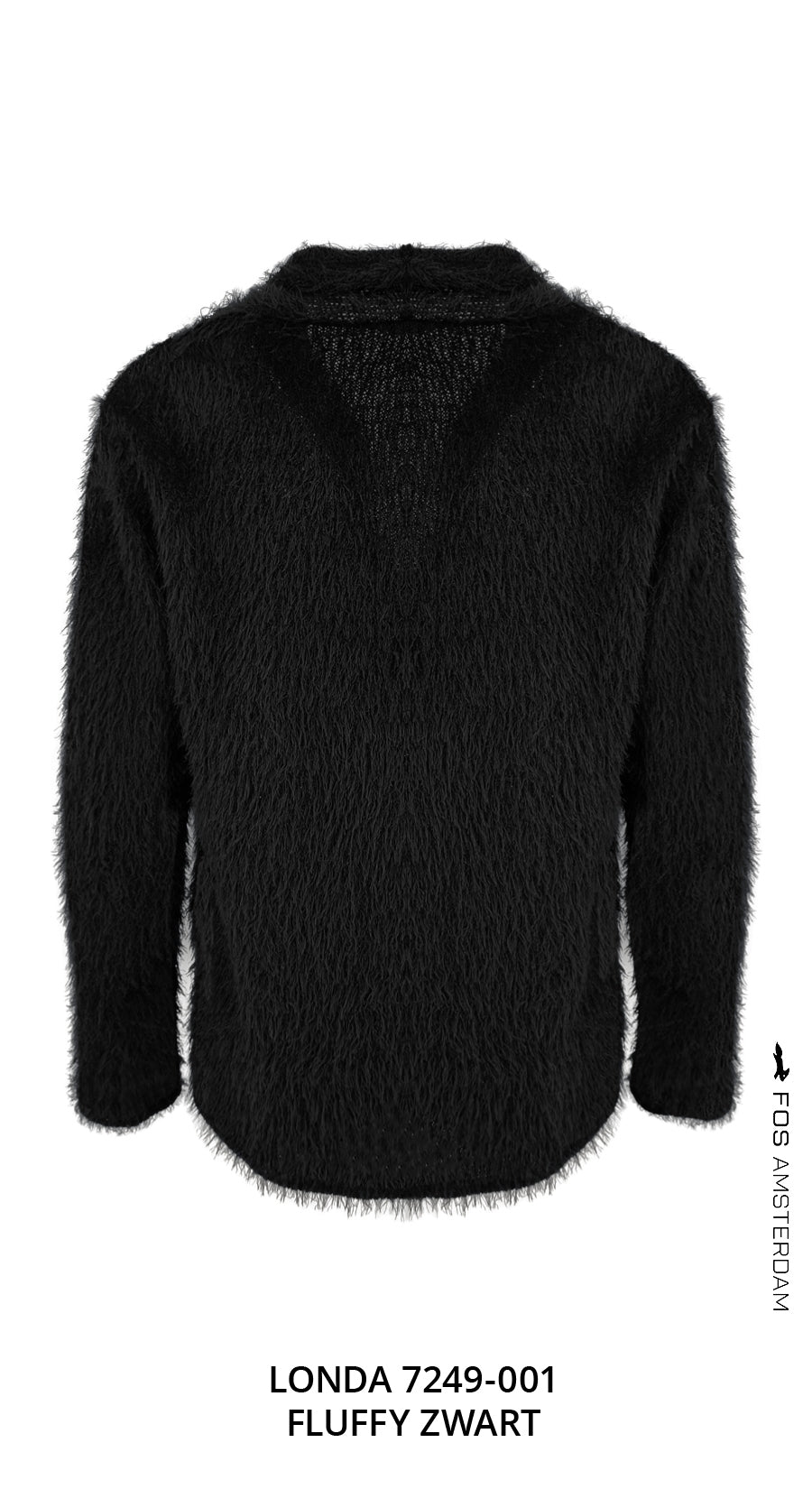 Vest - Londa Fluffy-Fluffy | Zwart