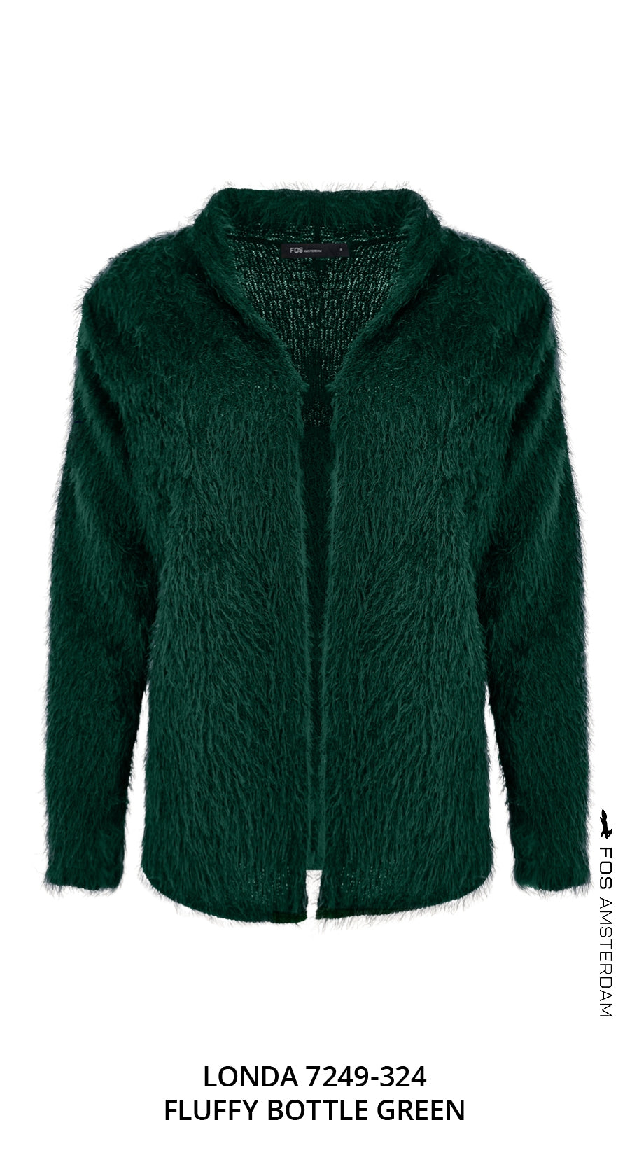Vest - Londa Fluffy-Fluffy | Bottle Green