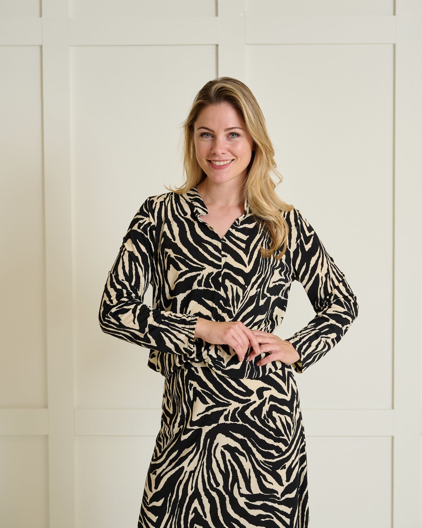 Top - Didi Zebra-ET | Zwart