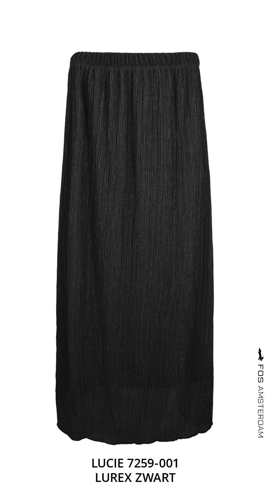 Rok - Lucie Lurex | Zwart Rokken