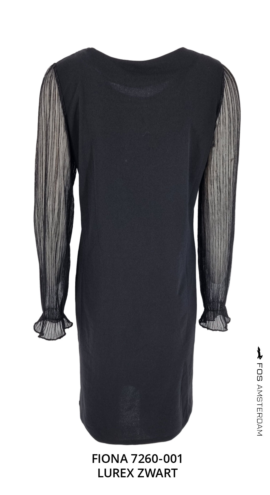 Jurk - Fiona Lurex | Zwart