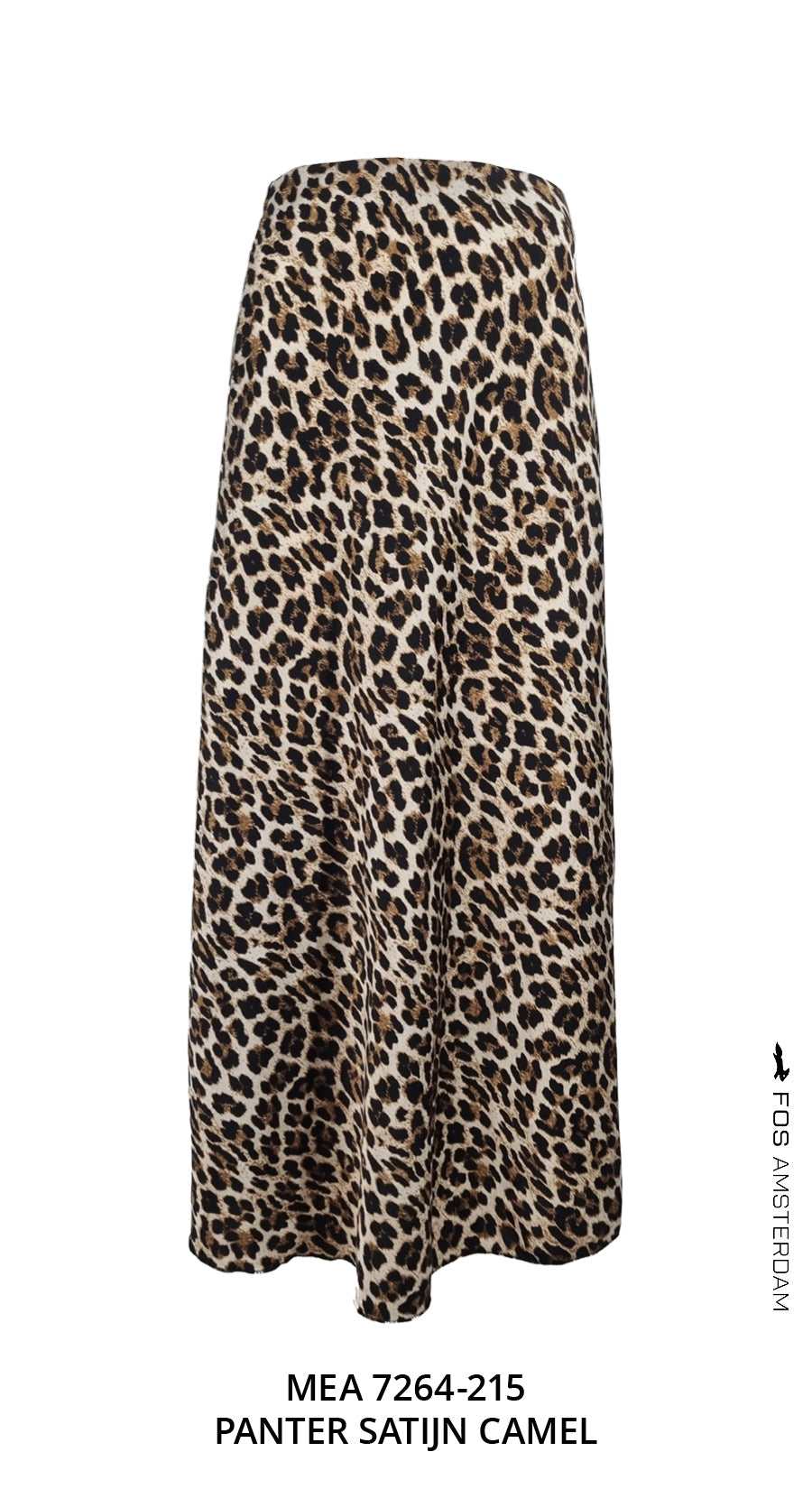 Rok - Mea Panter Satijn | Camel