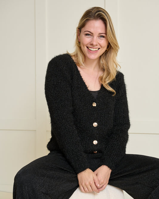 Vest - Sparkle Uni | Zwart