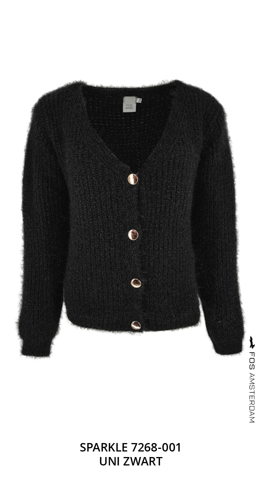 Vest - Sparkle Uni | Zwart
