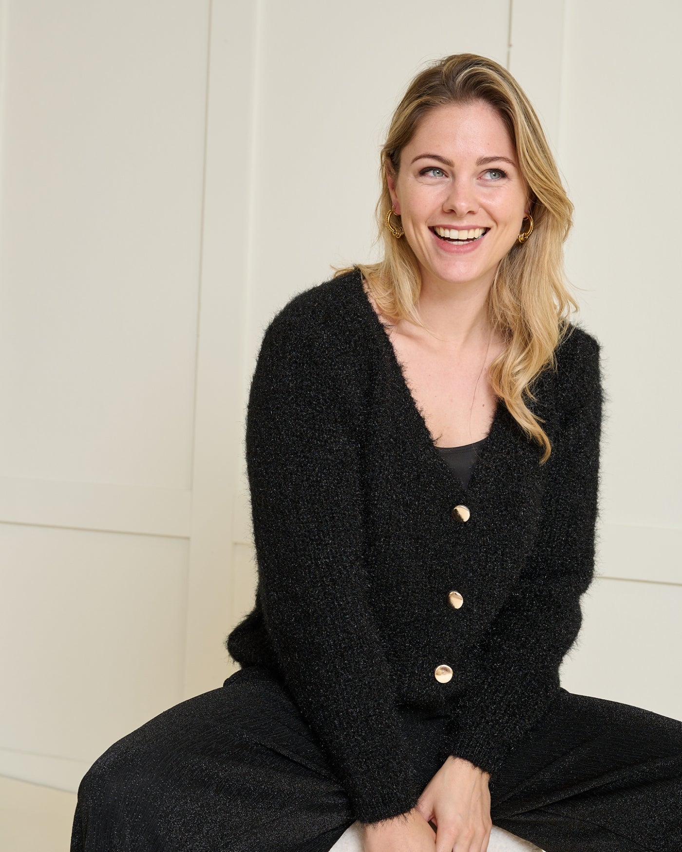 Vest - Sparkle Uni | Zwart