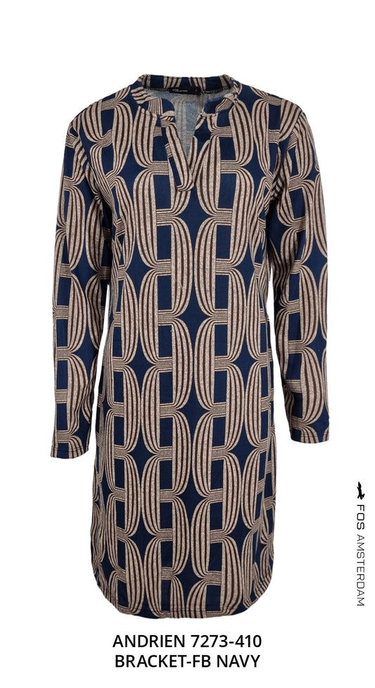 Jurk - Andrien Bracket-FB | Navy