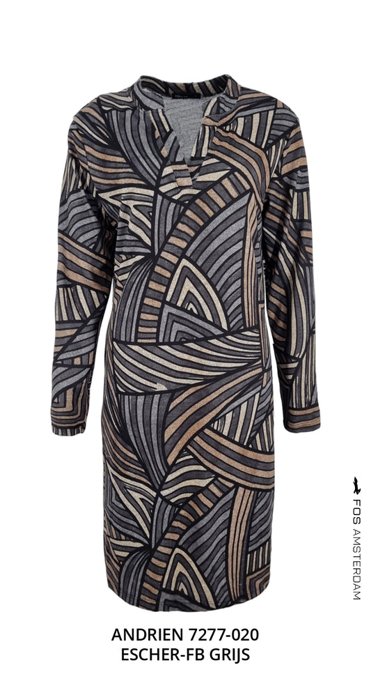 Jurk - Andrien Escher-FB | Grijs