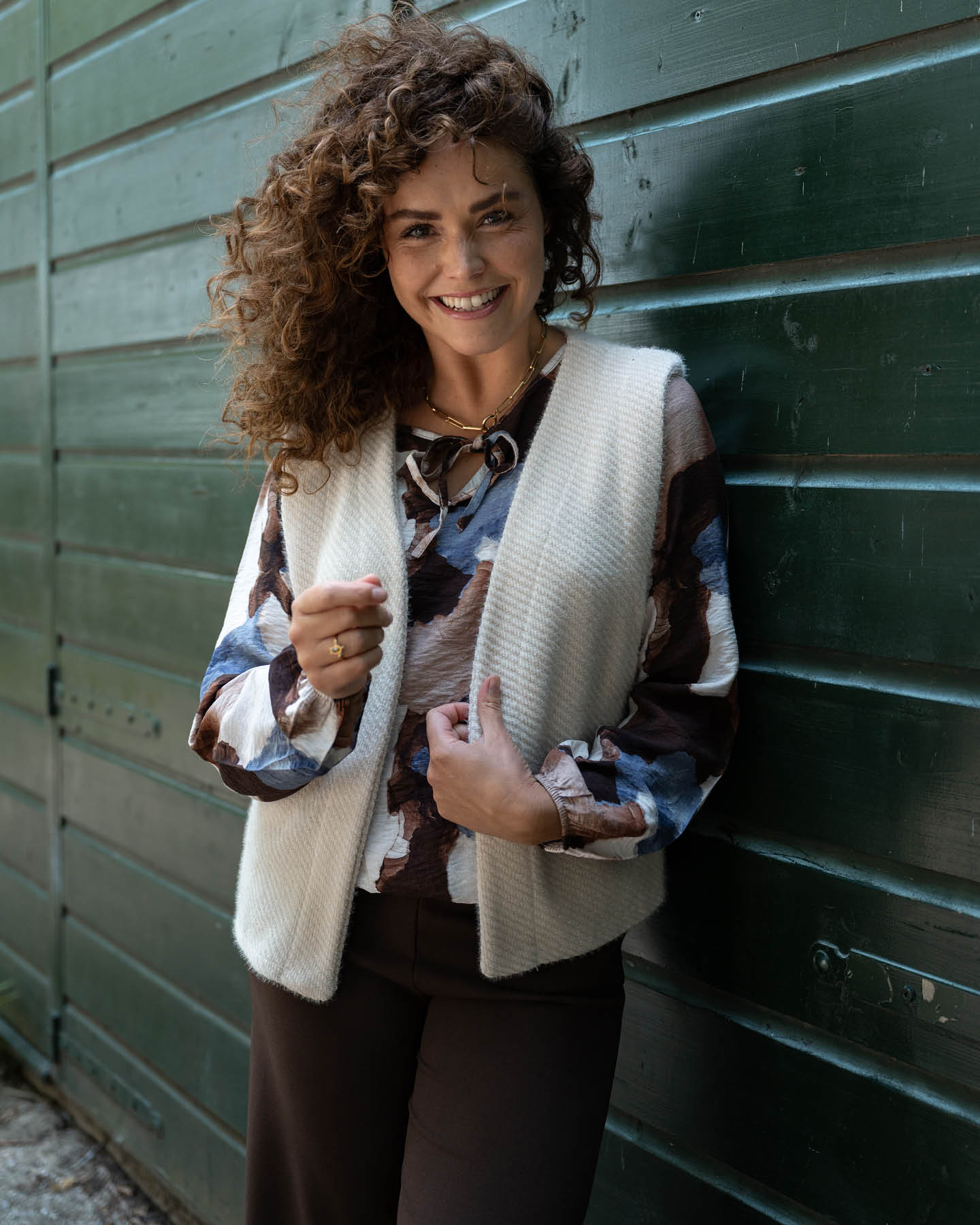 Gilet - Margriet Duffel | Off-White Gilets