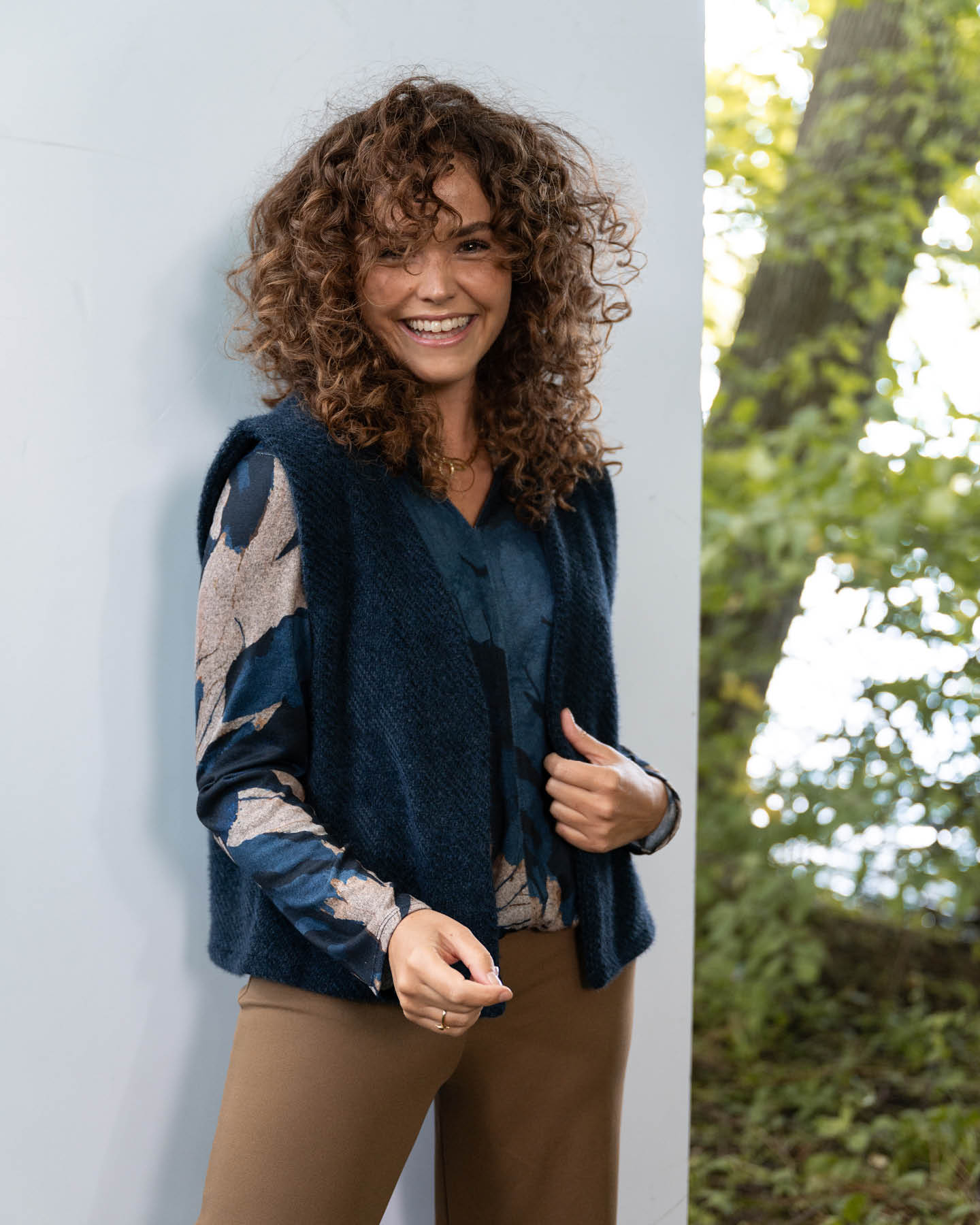 Gilet - Margriet Duffel | Navy