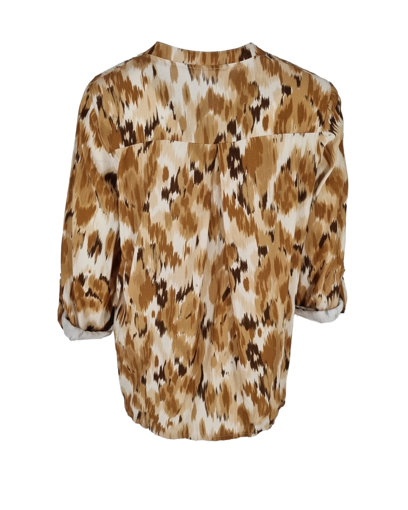 Top - Elodie Faded Flower | Beige Tops & Blouses