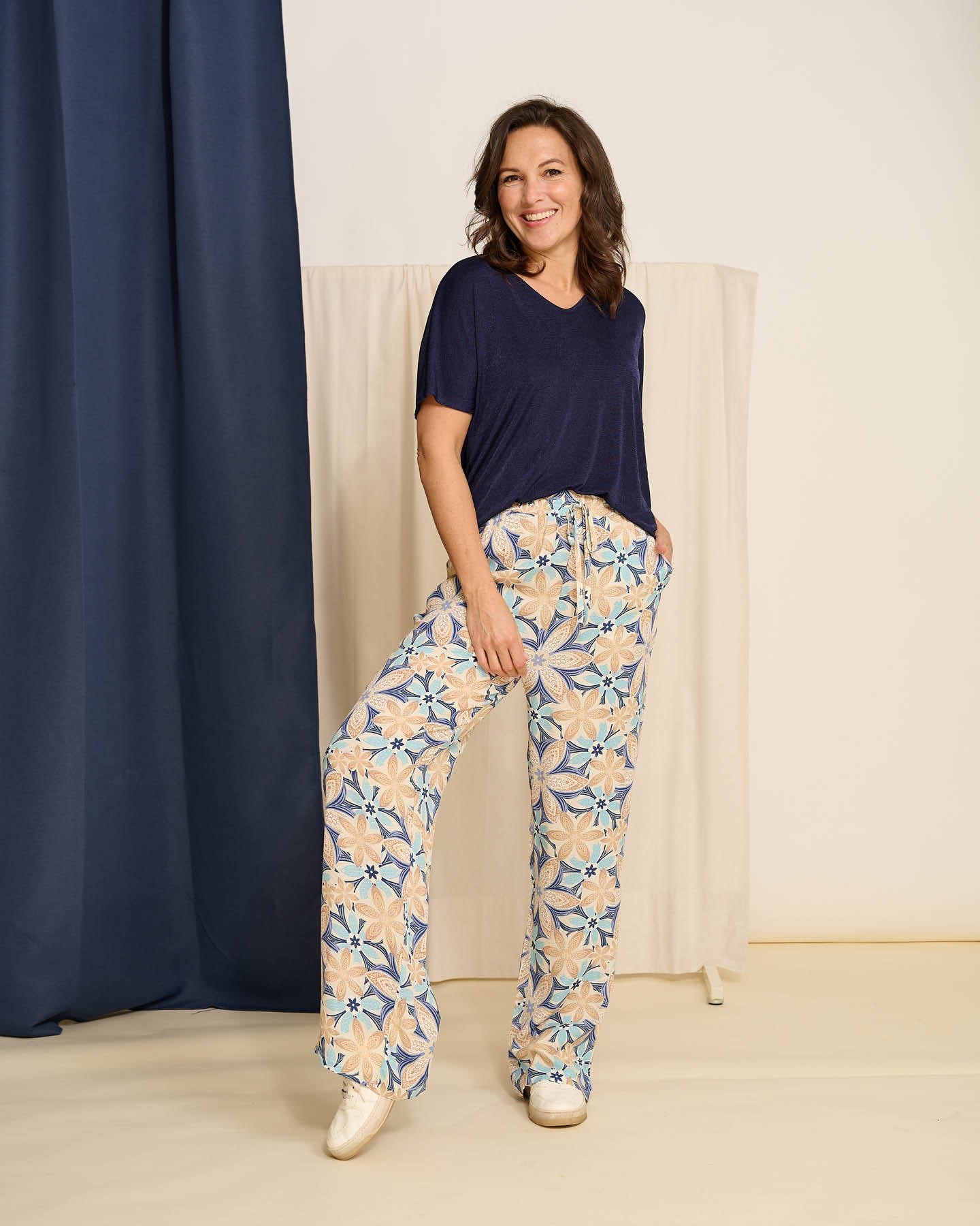 Top - Bella Shine | Navy