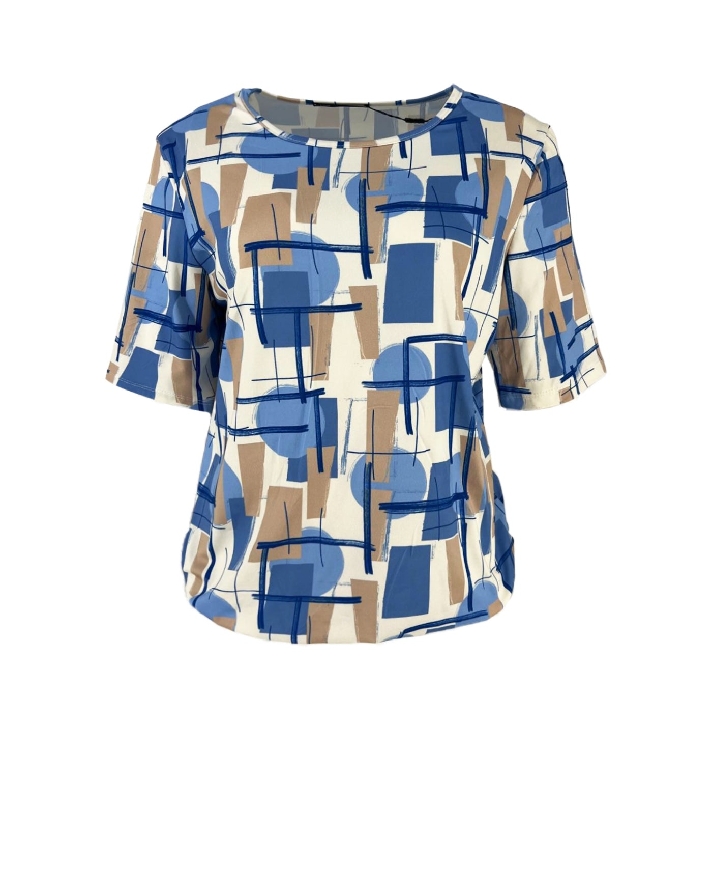 top sisi art abstract jeans
