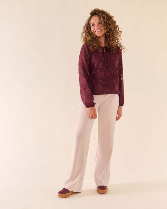 Broek - Ria Uni | Beige