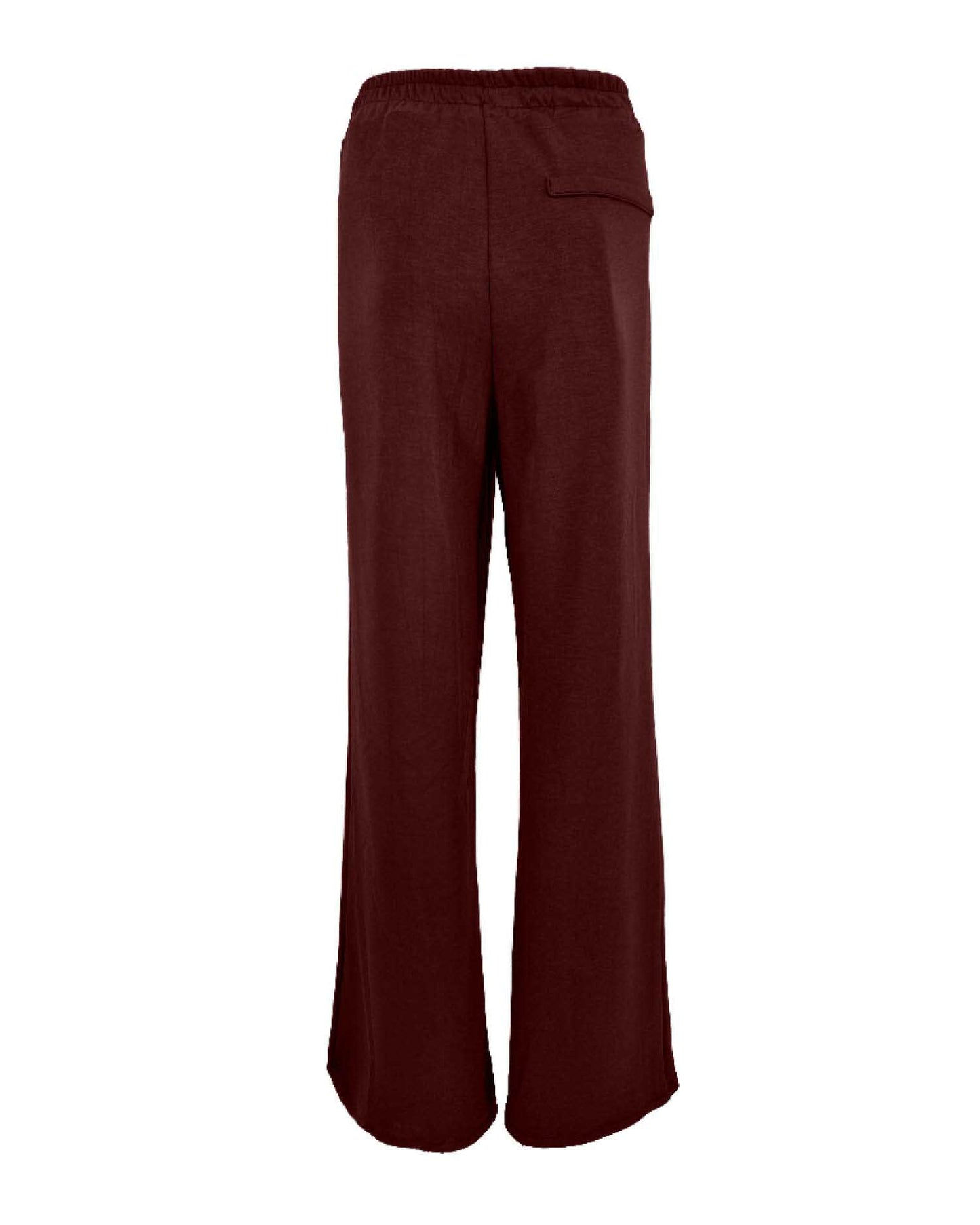 Wijde broek Ria bordeaux