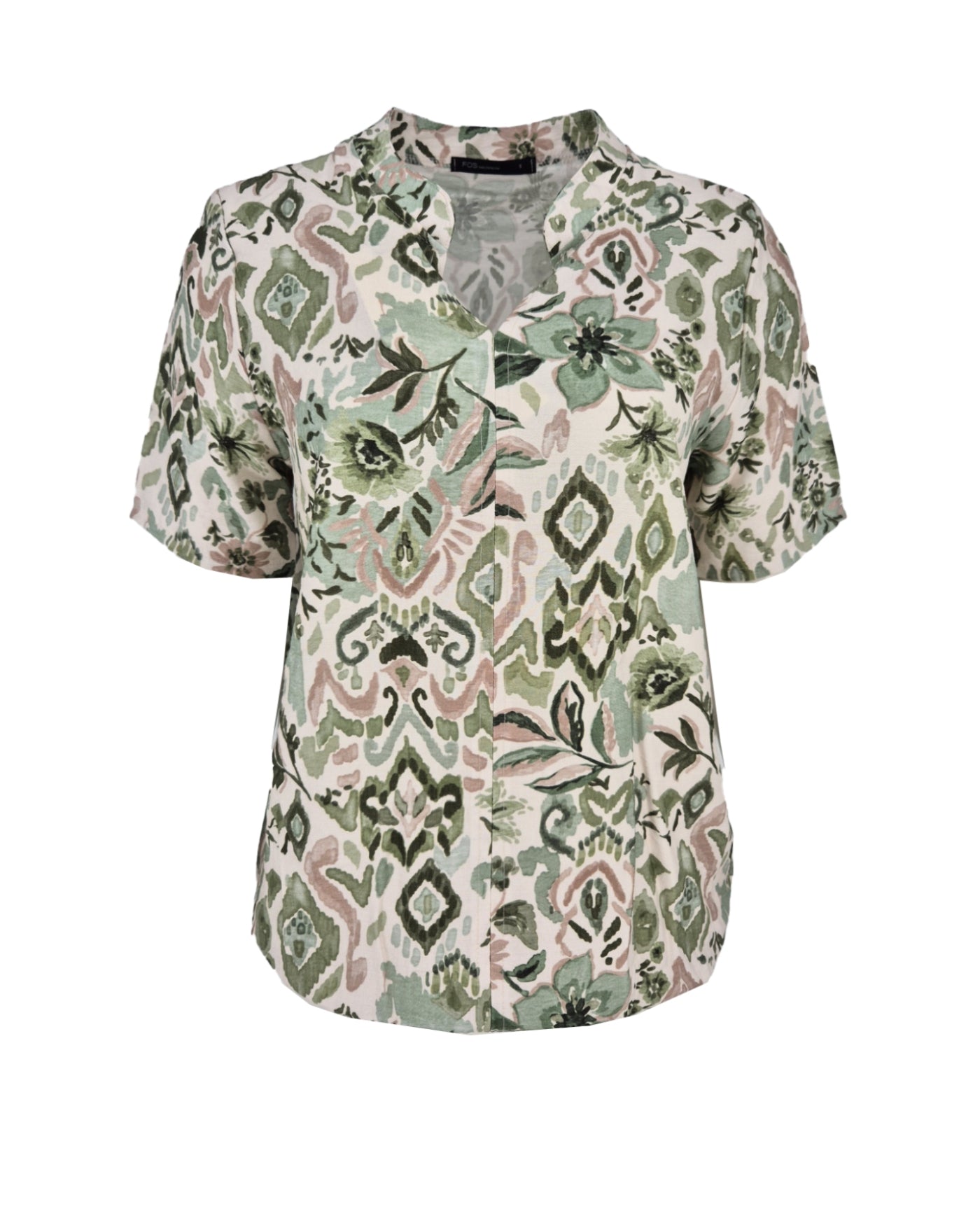 Top - Doortje Bloem Ikat | Army