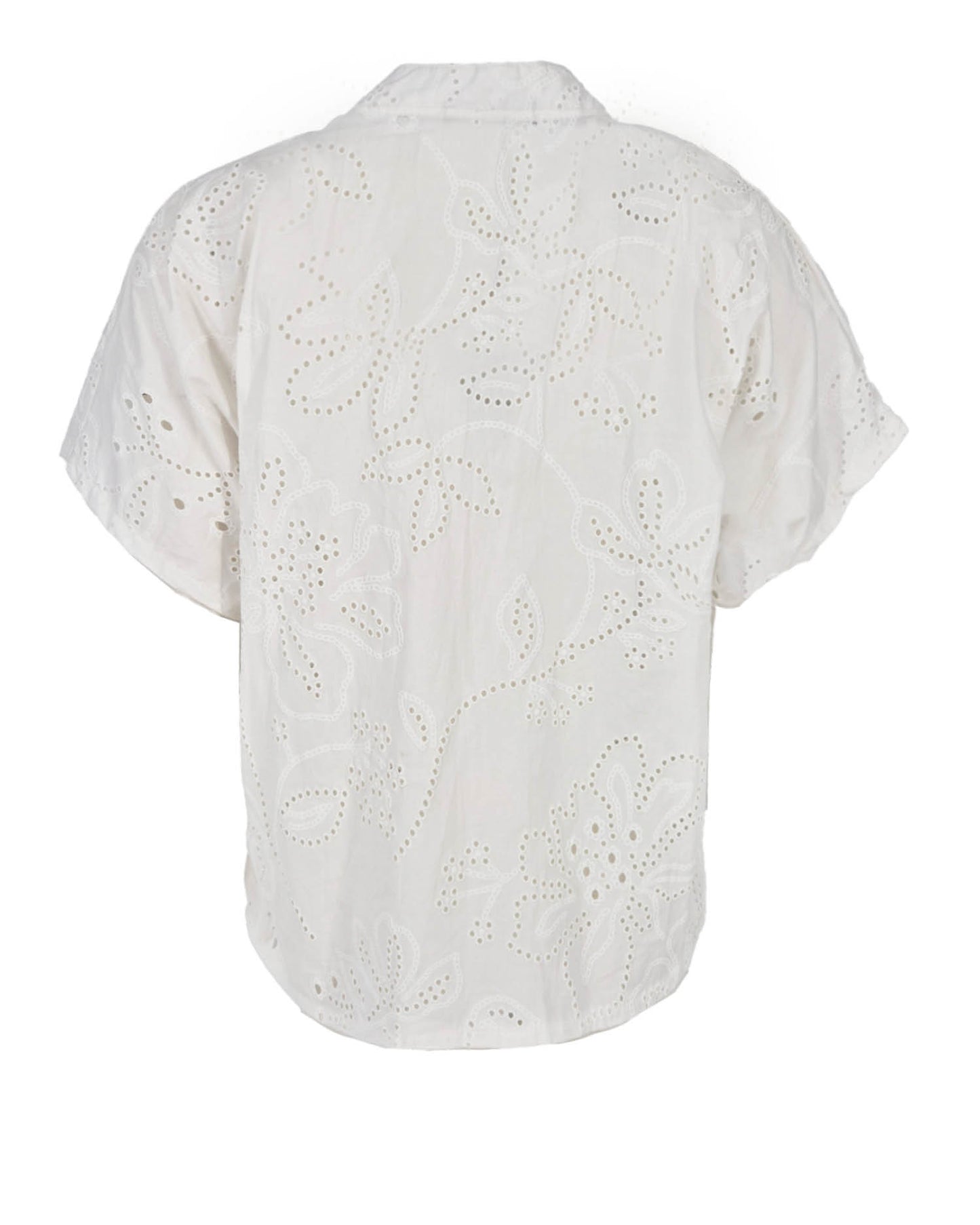 blouse katie broderie blad wit