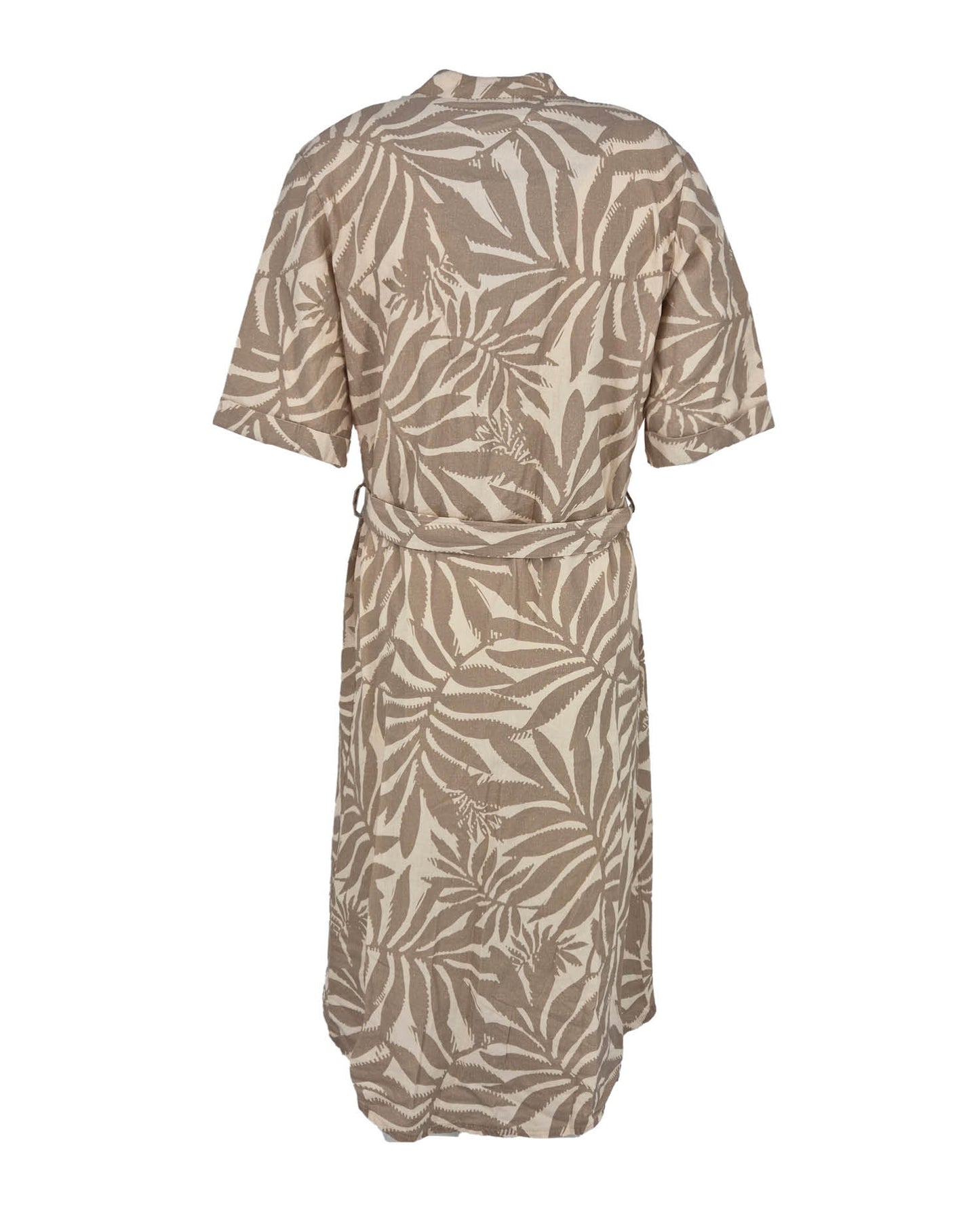 Jurk - Norah Mono Blad | Beige