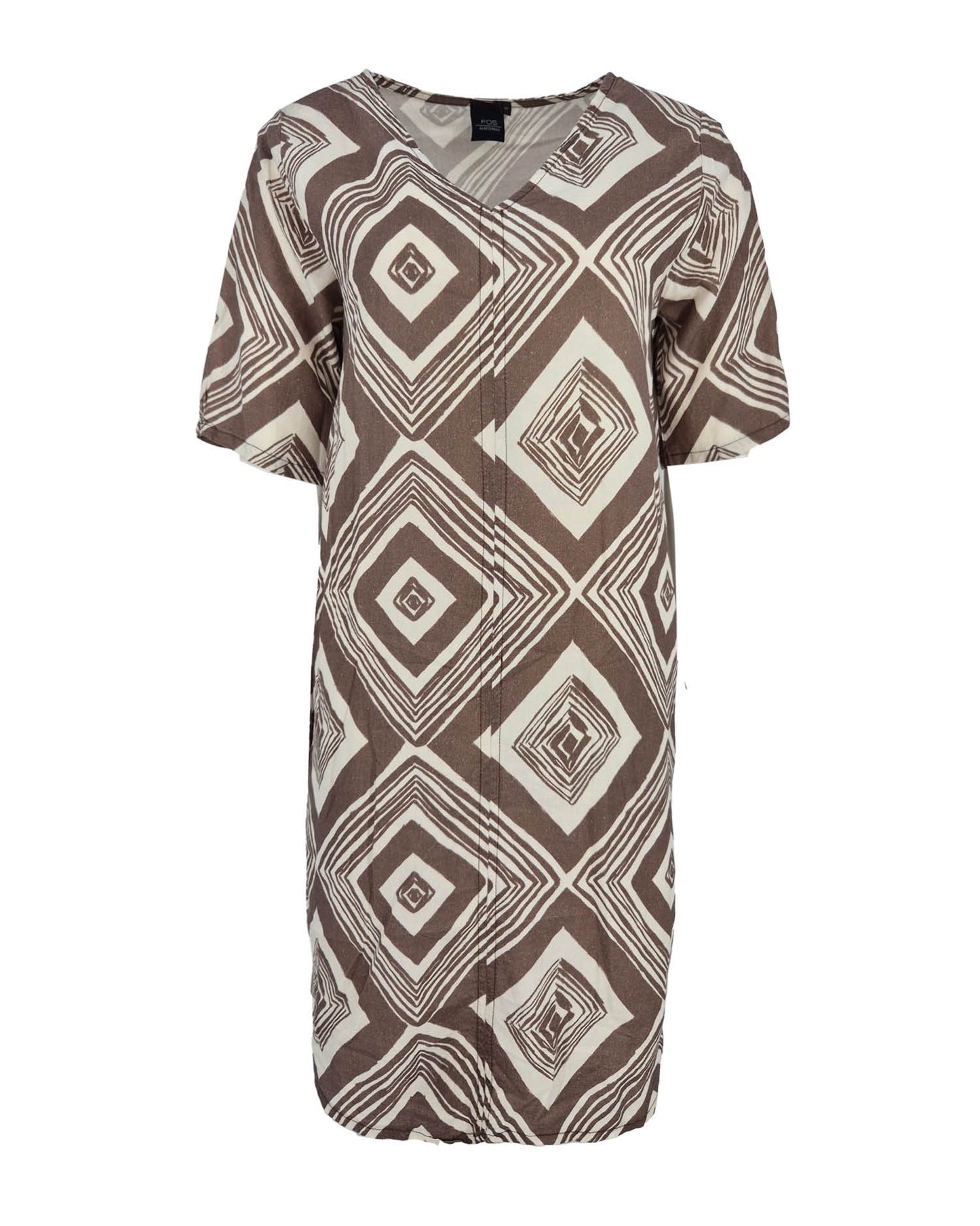 Jurk - Linde Square | Bruin