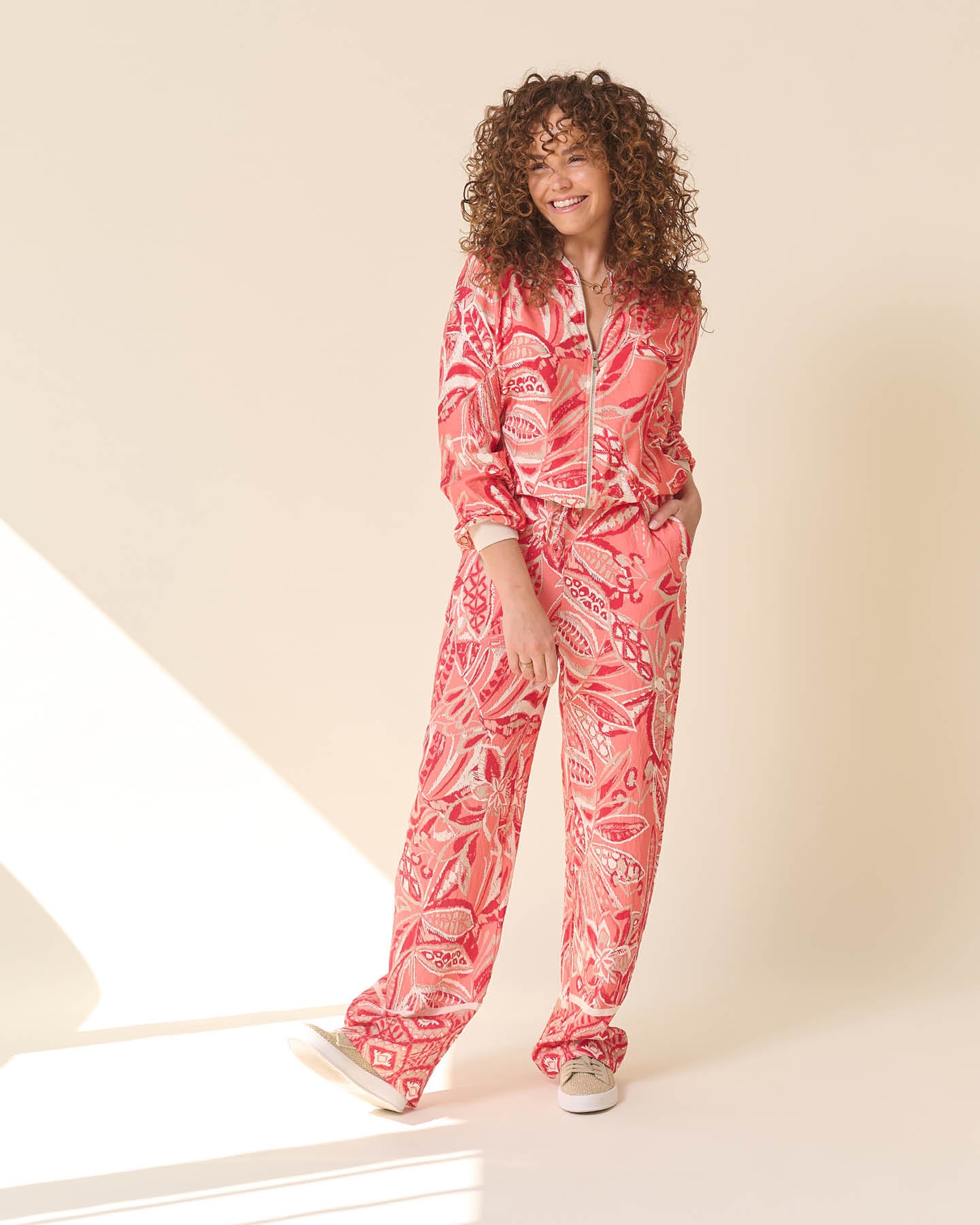 Broek - Rikki Begonia Mix | Koraal