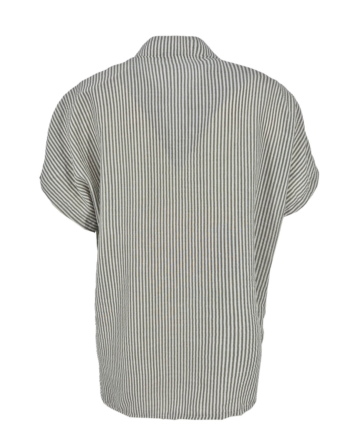 Blouse - Katie Classic streep | Army