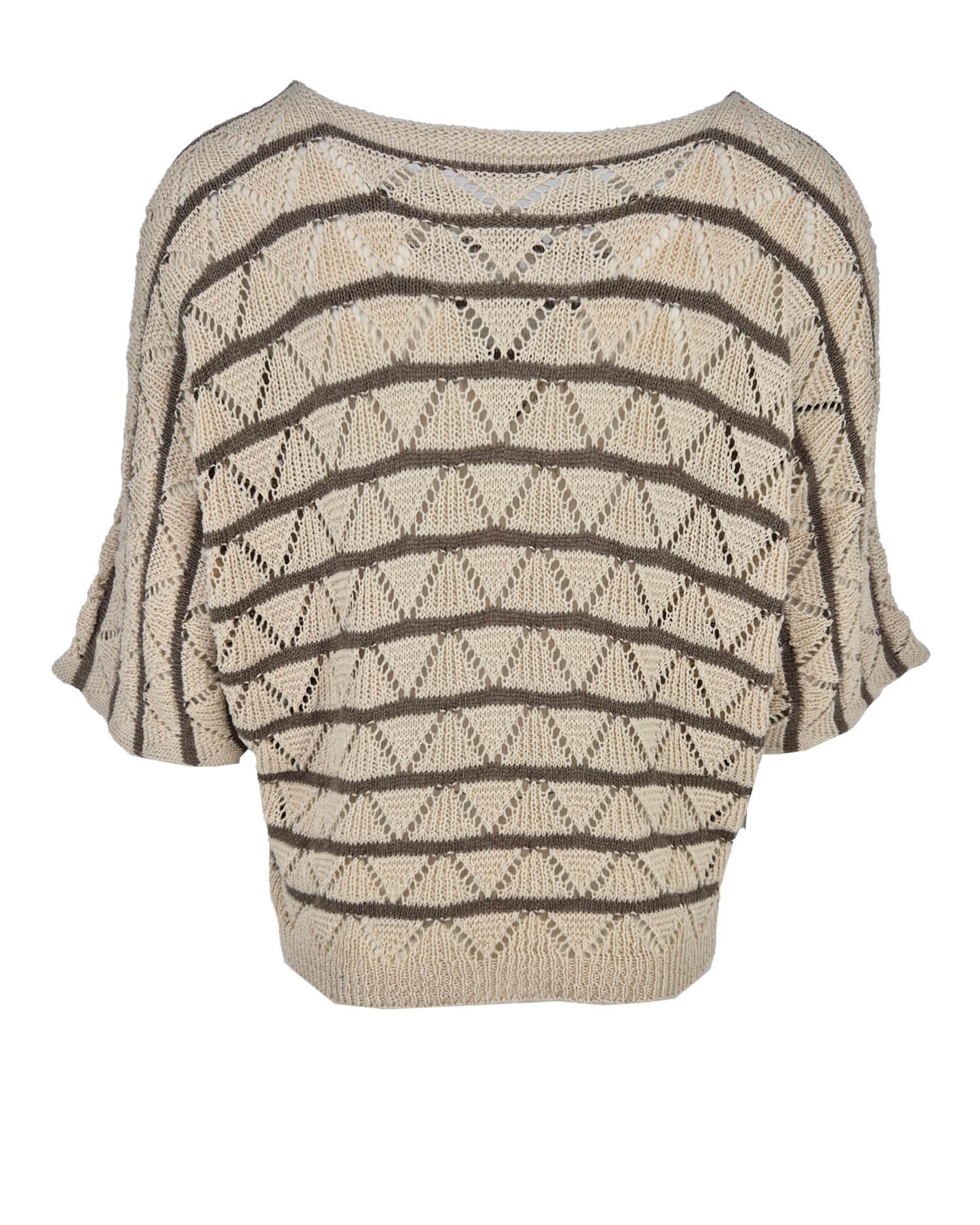 trui senna streep taupe