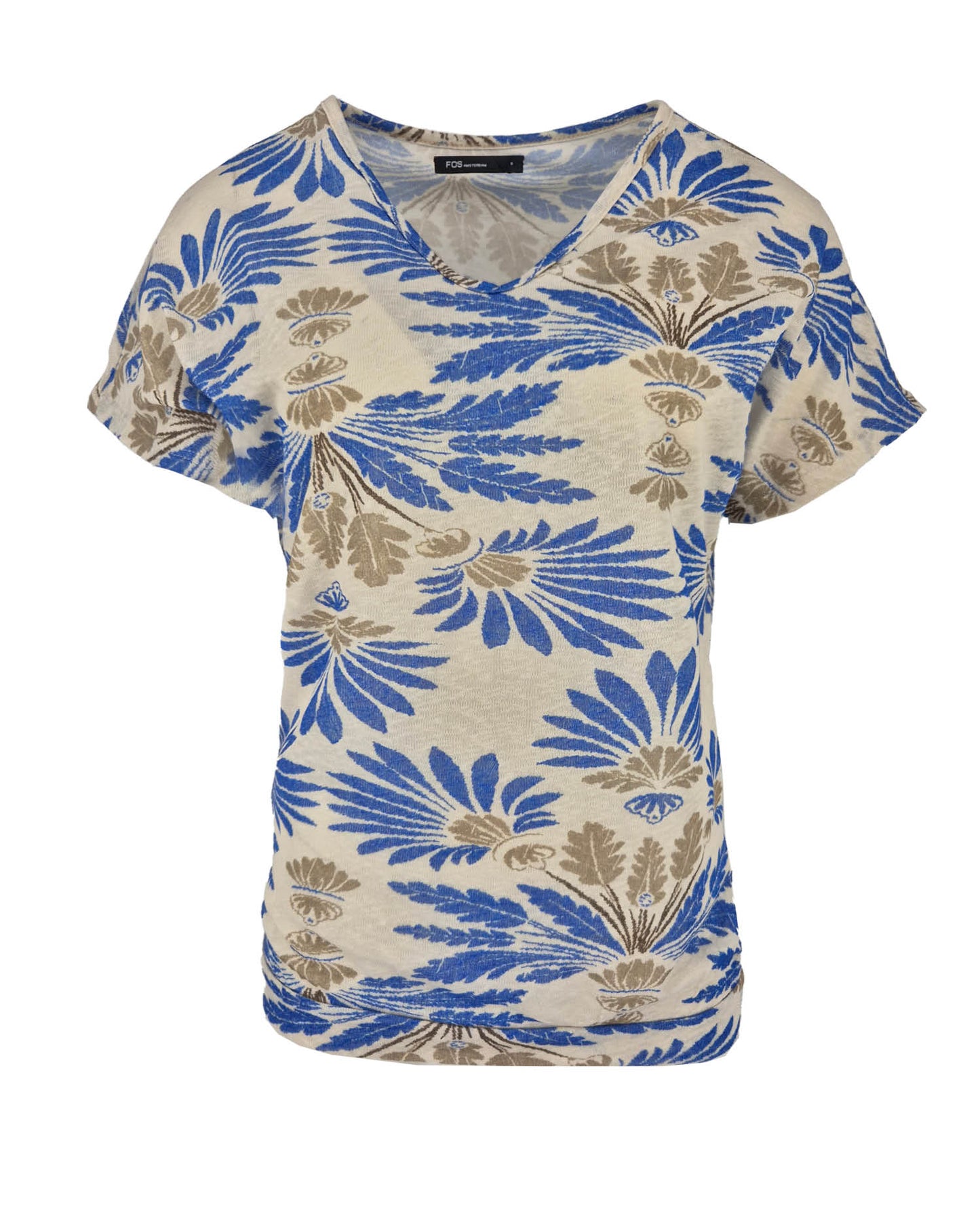 Top - Bella Botanic Stamp | Kobalt