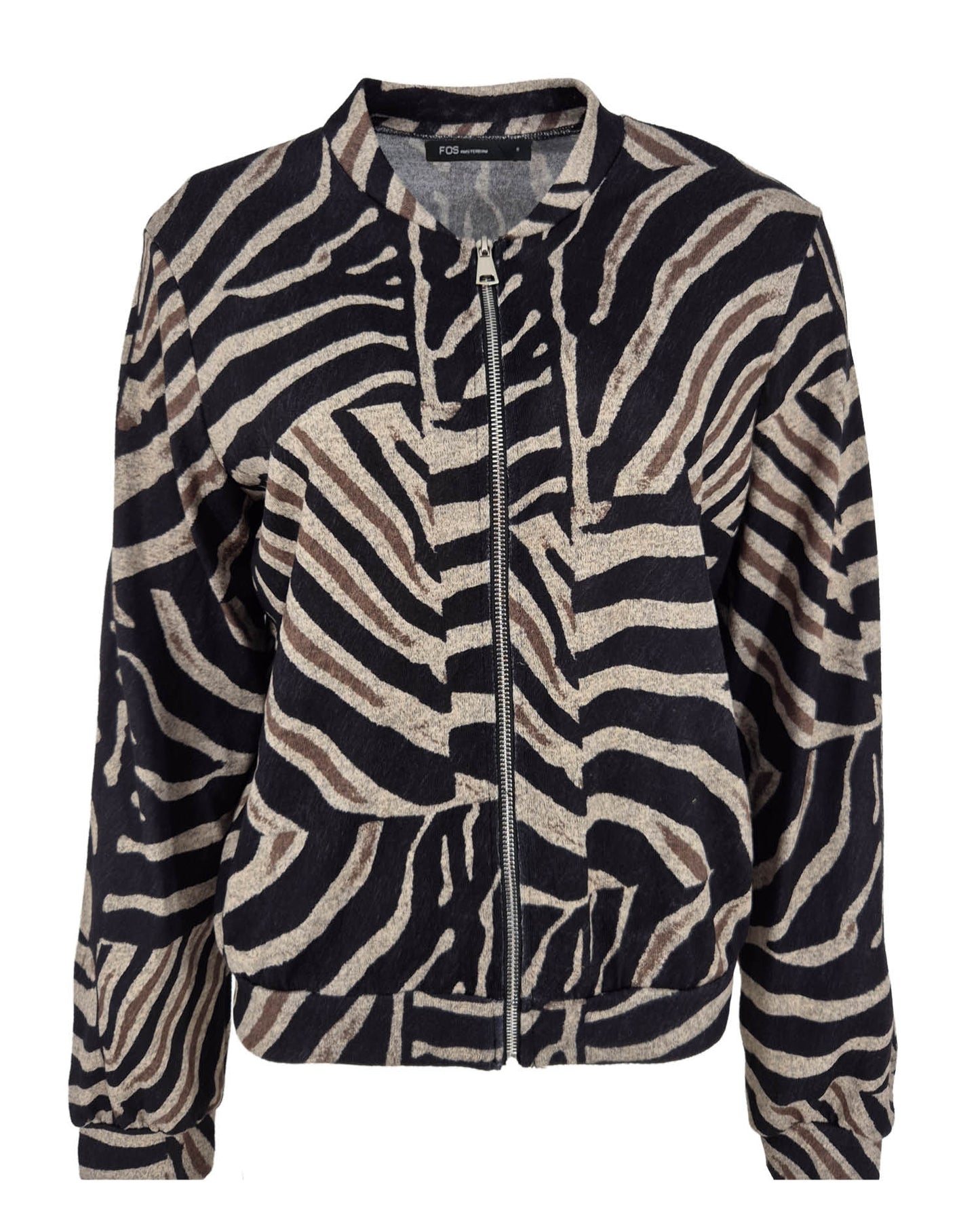 Bomberjack - Bambi Patchwork zebra-FB | Zwart