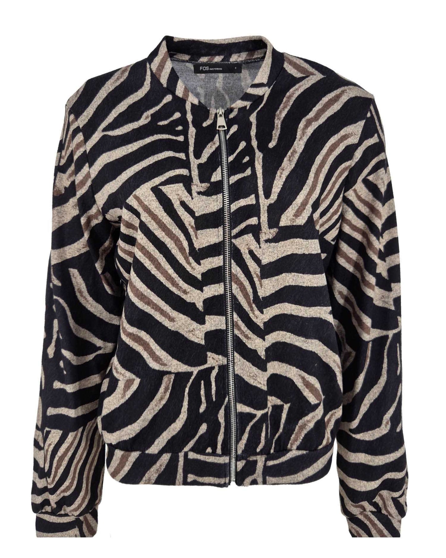 Bomberjack - Bambi Patchwork zebra-FB | Zwart Jasjes