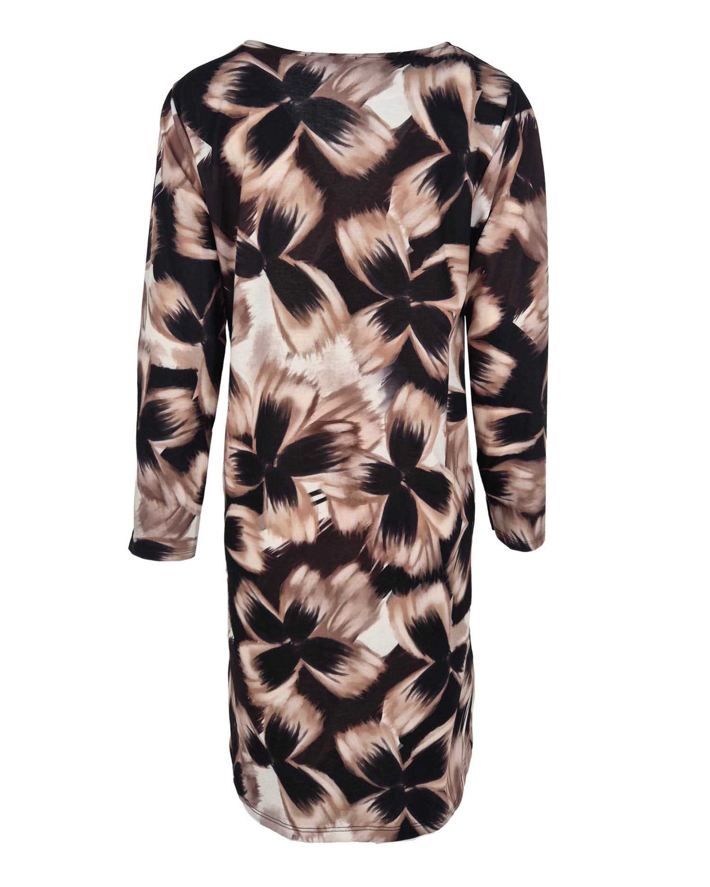 Jurk - Lindi Dark Flower | Zwart Jurken