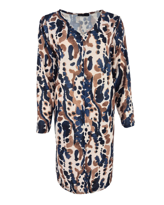 Jurk - Lindi Arty Snake | Navy