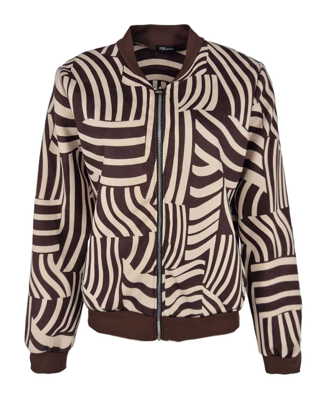 Bomberjack - Bambi Patchwork Lines | Bruin Jasjes