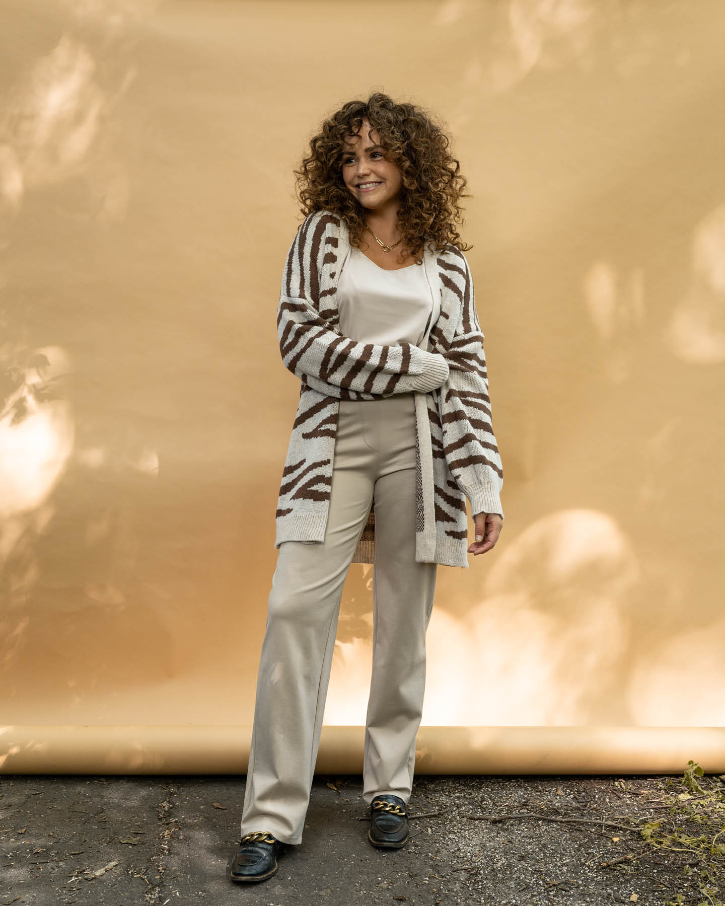 Broek - Alina Uni | Beige