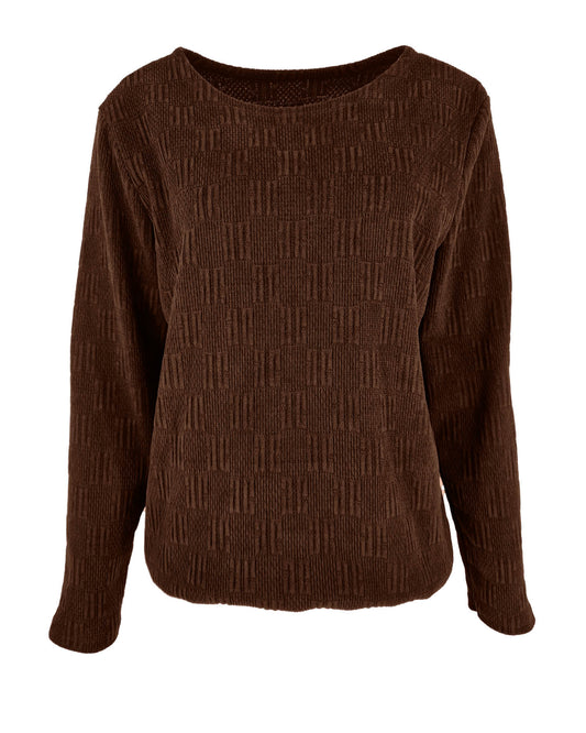 Top - Sisi Jacquard | Bruin