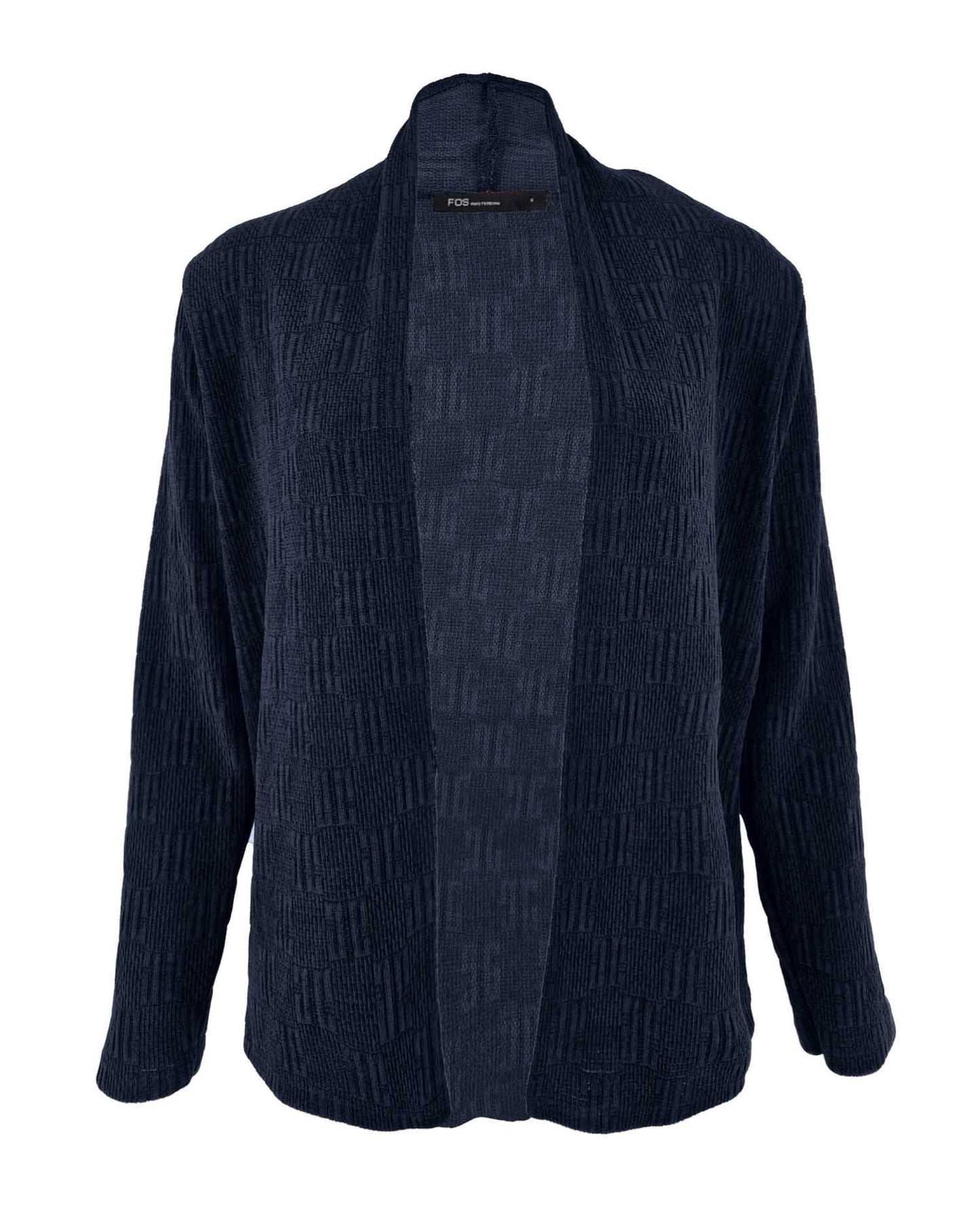 Vest - Londa Jacquard | Navy Vesten & Truien