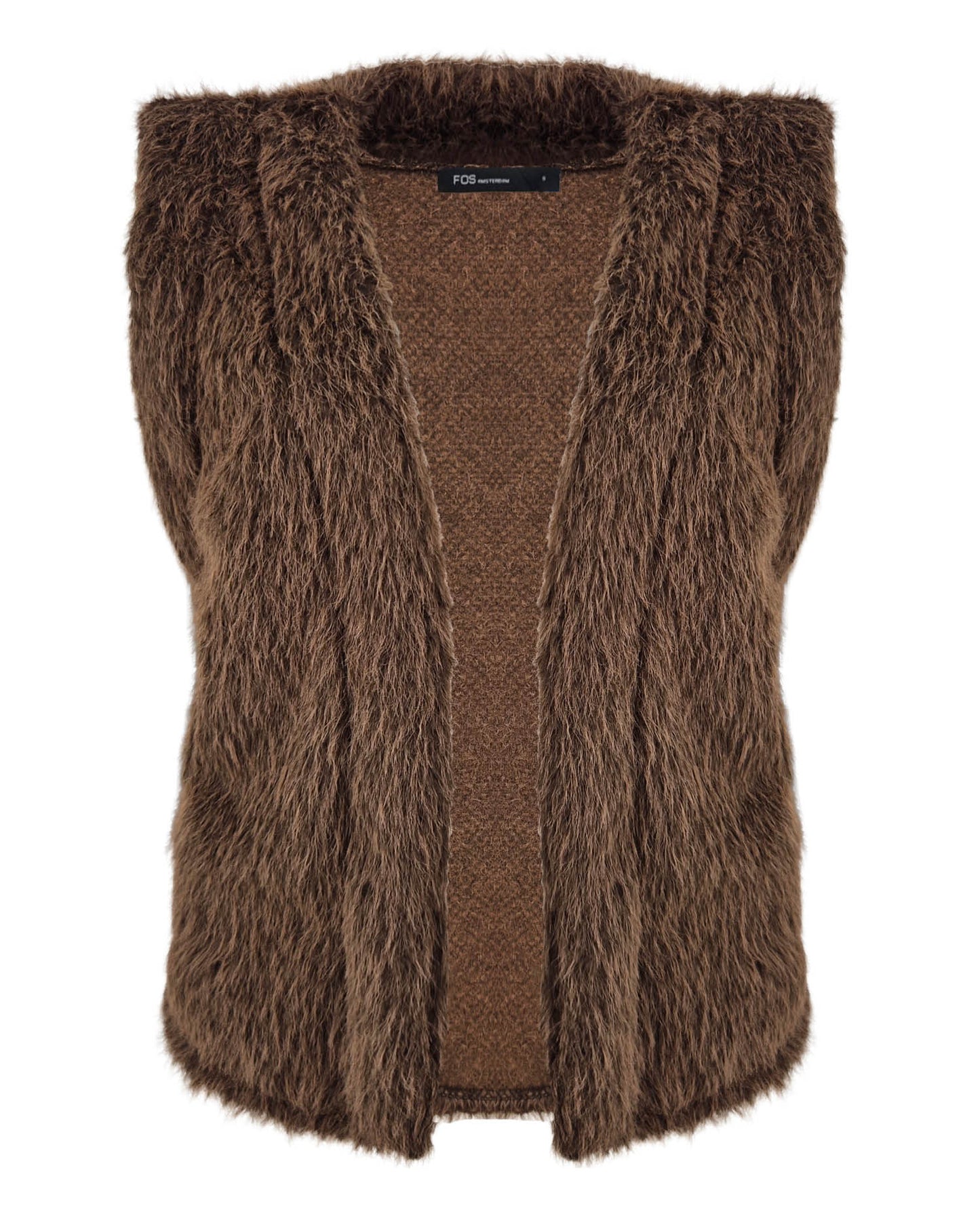 Gilet - Margriet Beaver | Bruin