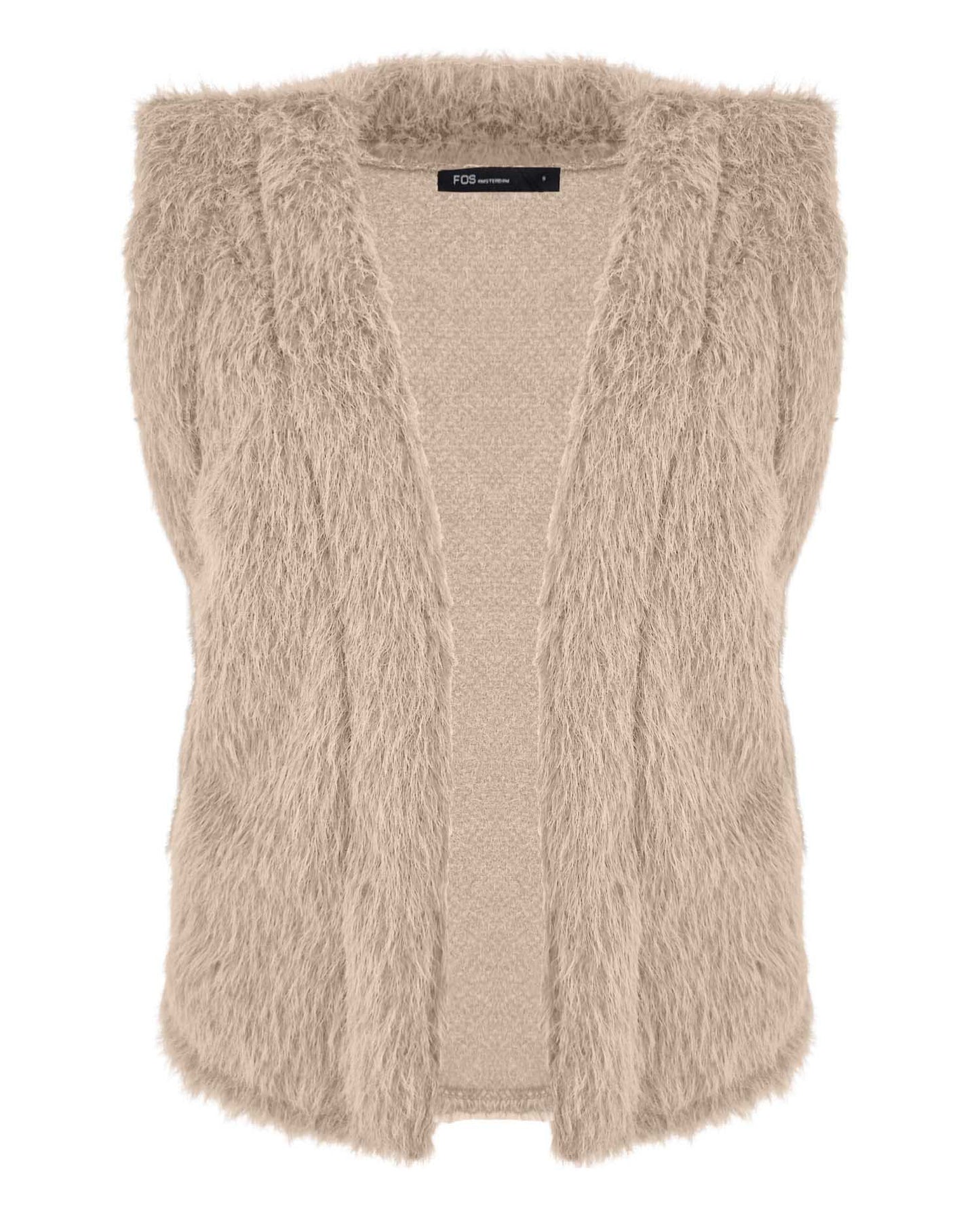 Gilet - Margriet Beaver | Beige Gilets