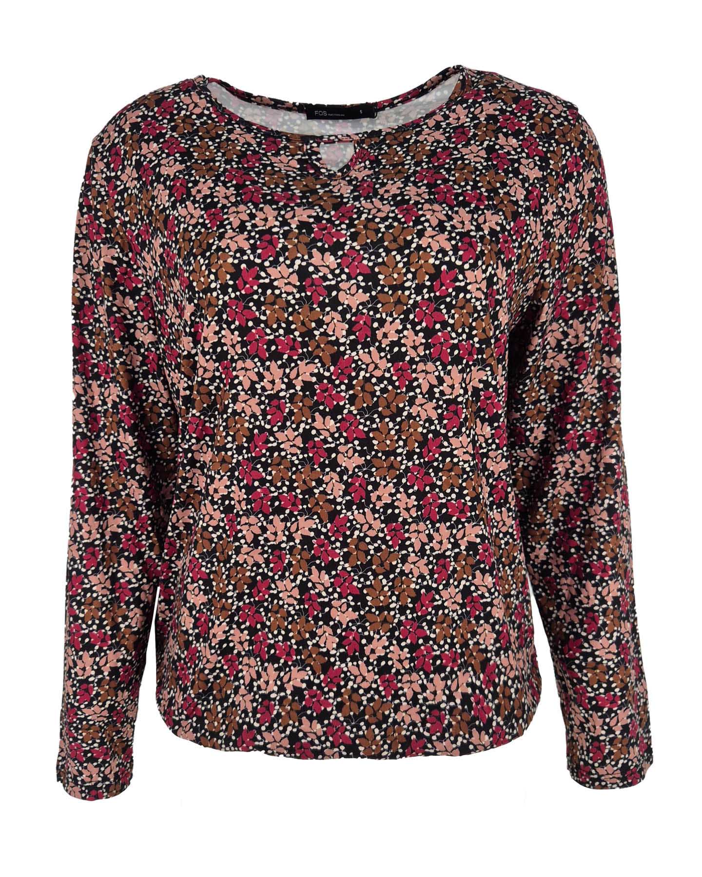 Top - Mimi Millefleur-FB | Bordeaux Tops & Blouses