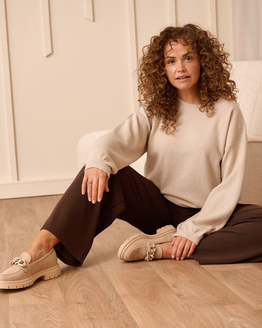 Trui - Isabo Uni | Beige