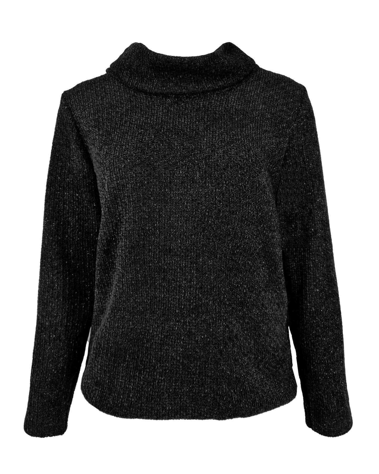 Blouson Nico zwart met lurex detail