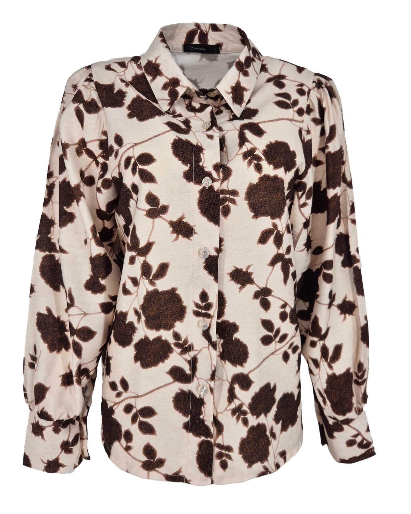 Blouse - Evita Annemoon | Beige Tops & Blouses