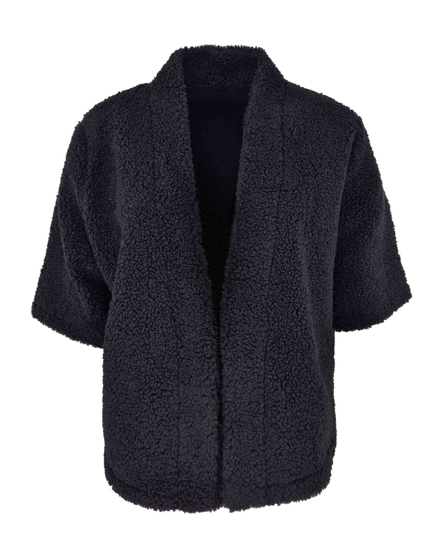 Gilet - Lia Teddie | Zwart