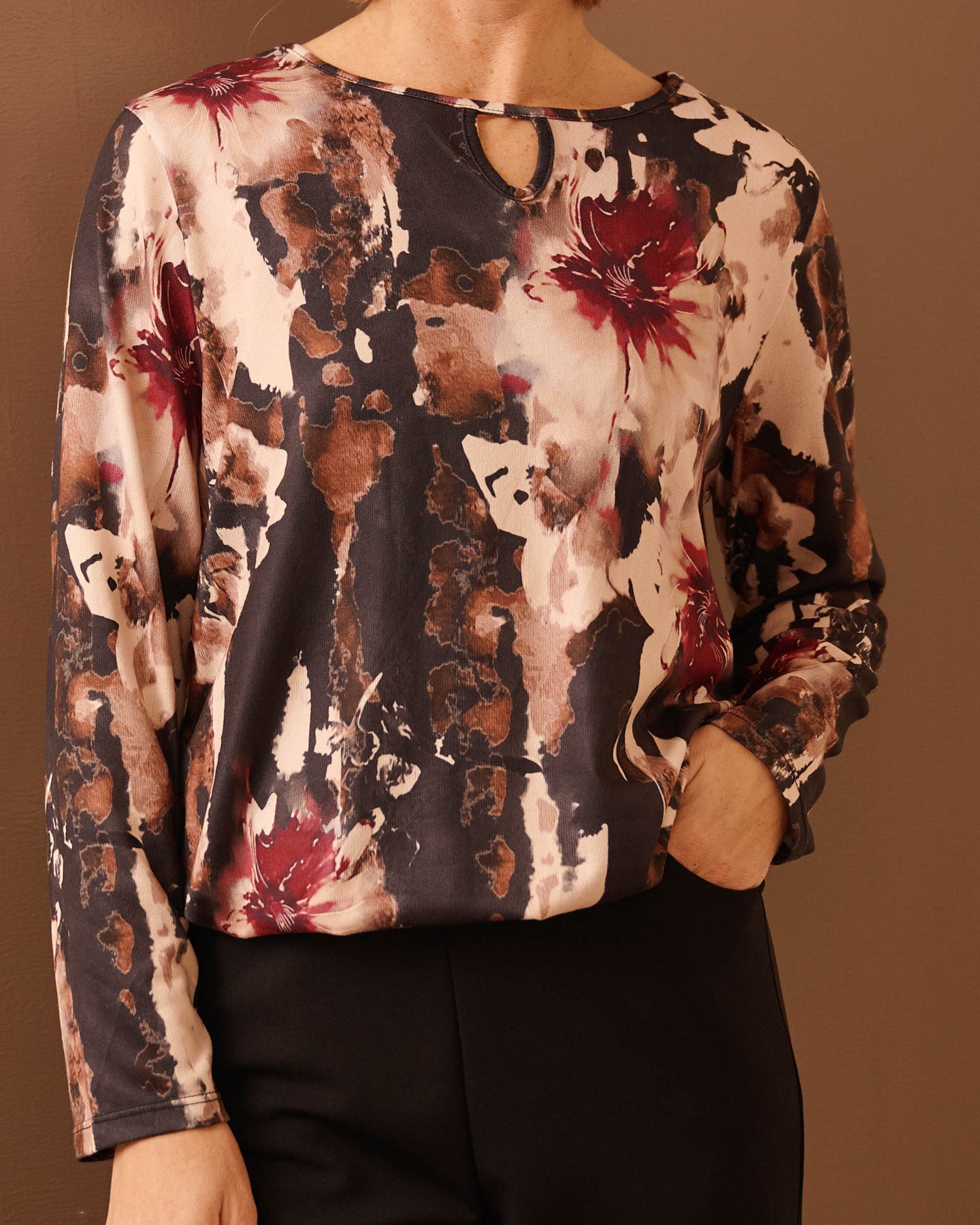 Top - Mimi Waterlelie-FB | Zwart