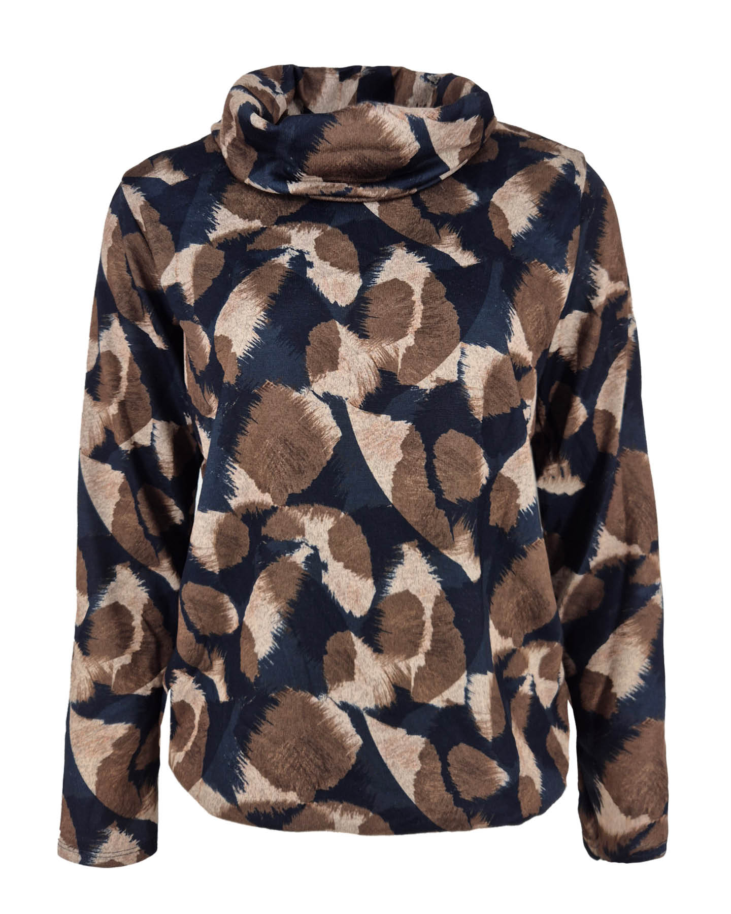 Top - Nico Grafisch woud-FB | Navy